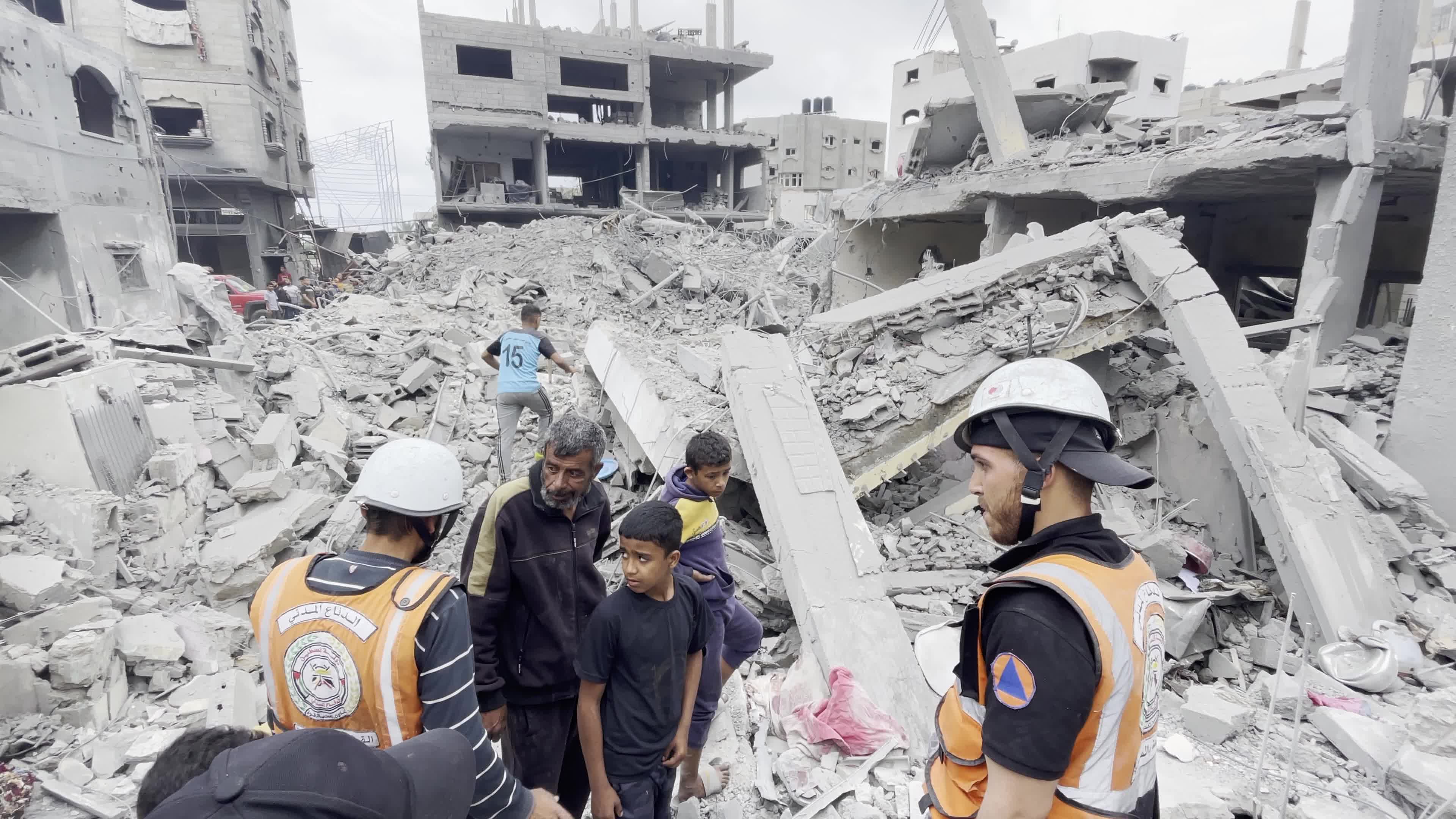 Aftermath of Israeli Airstrike In Gaza, Palestine