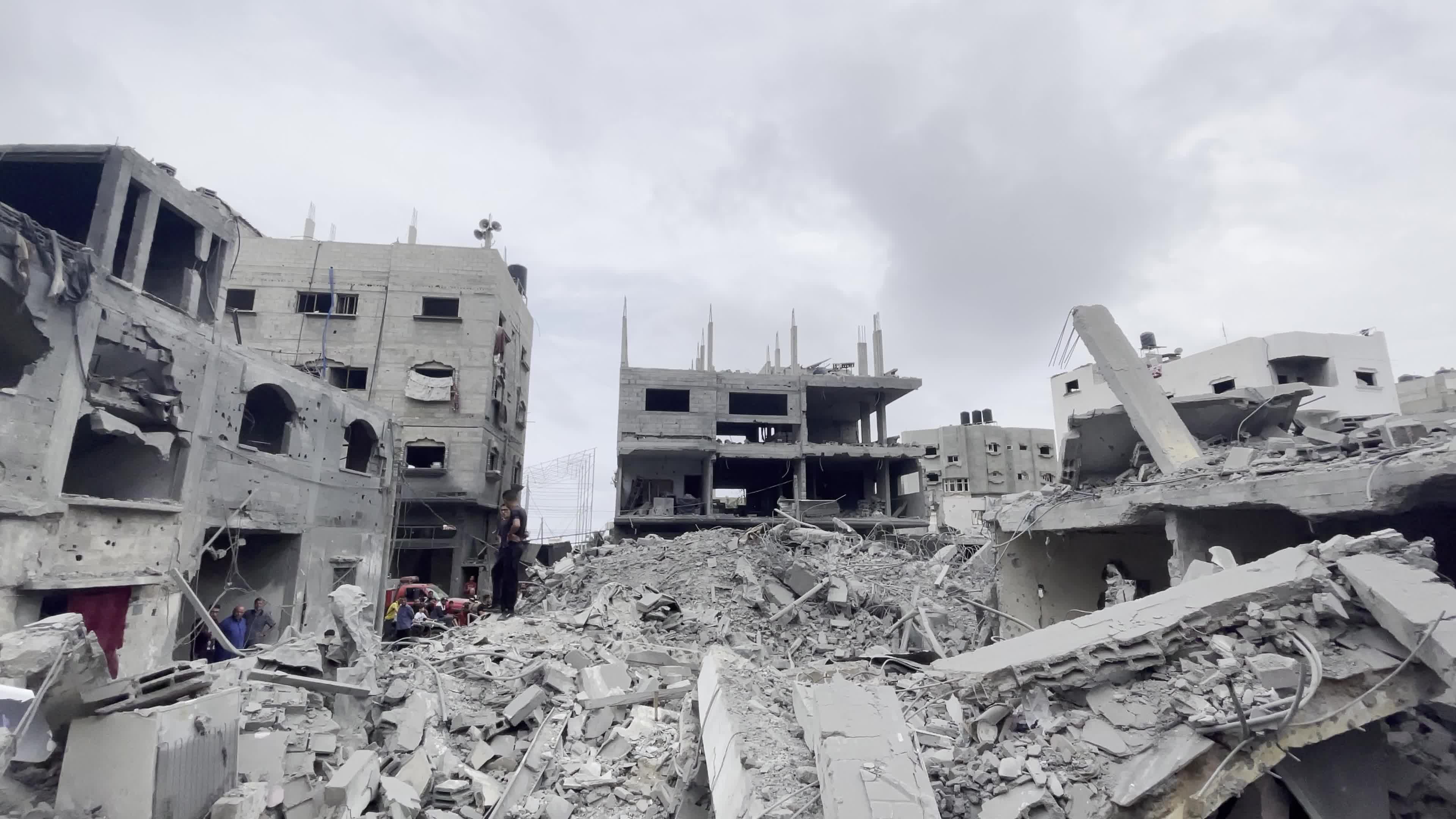 Aftermath of Israeli Airstrike In Gaza, Palestine