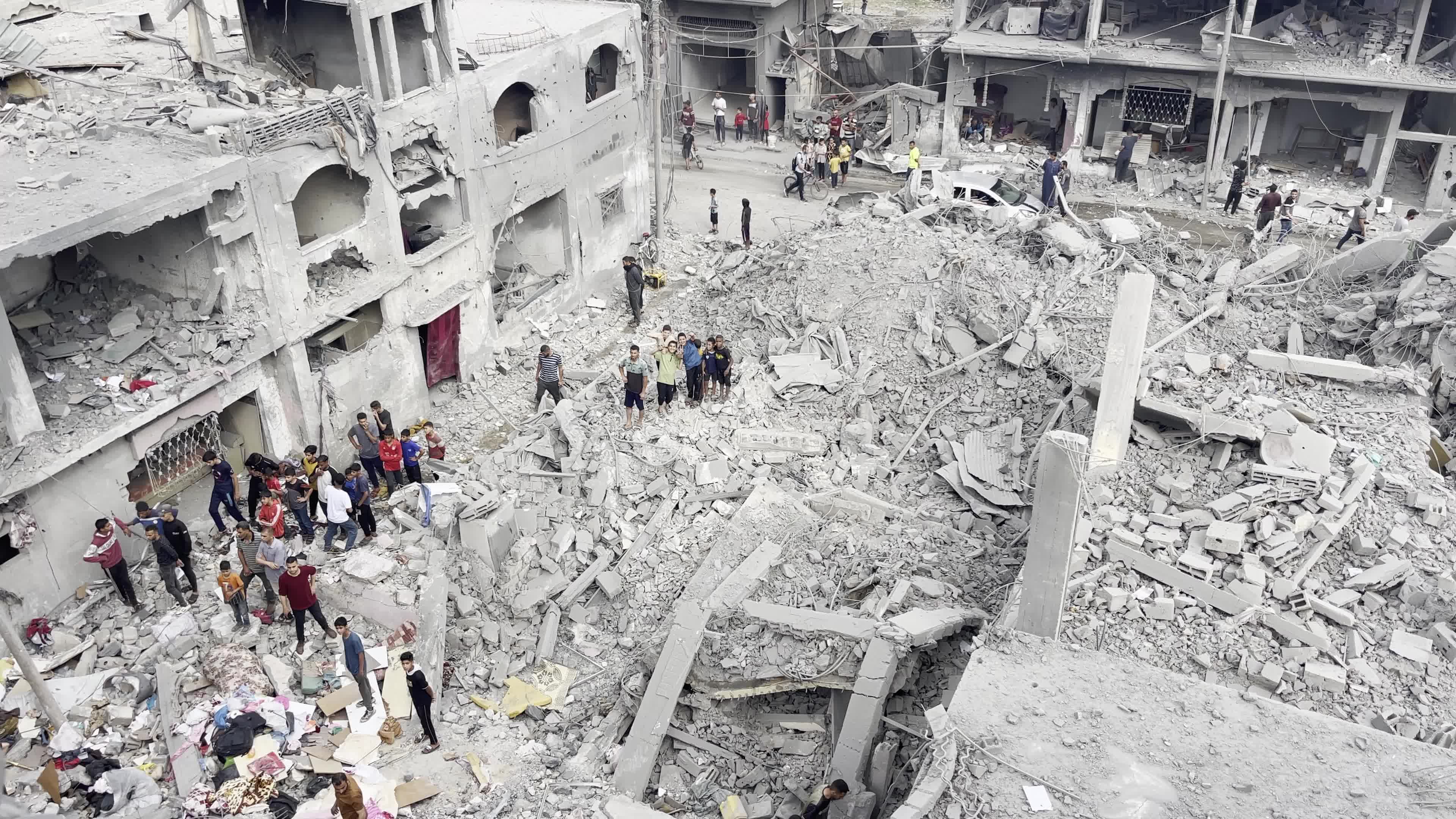 Aftermath of Israeli Airstrike In Gaza, Palestine