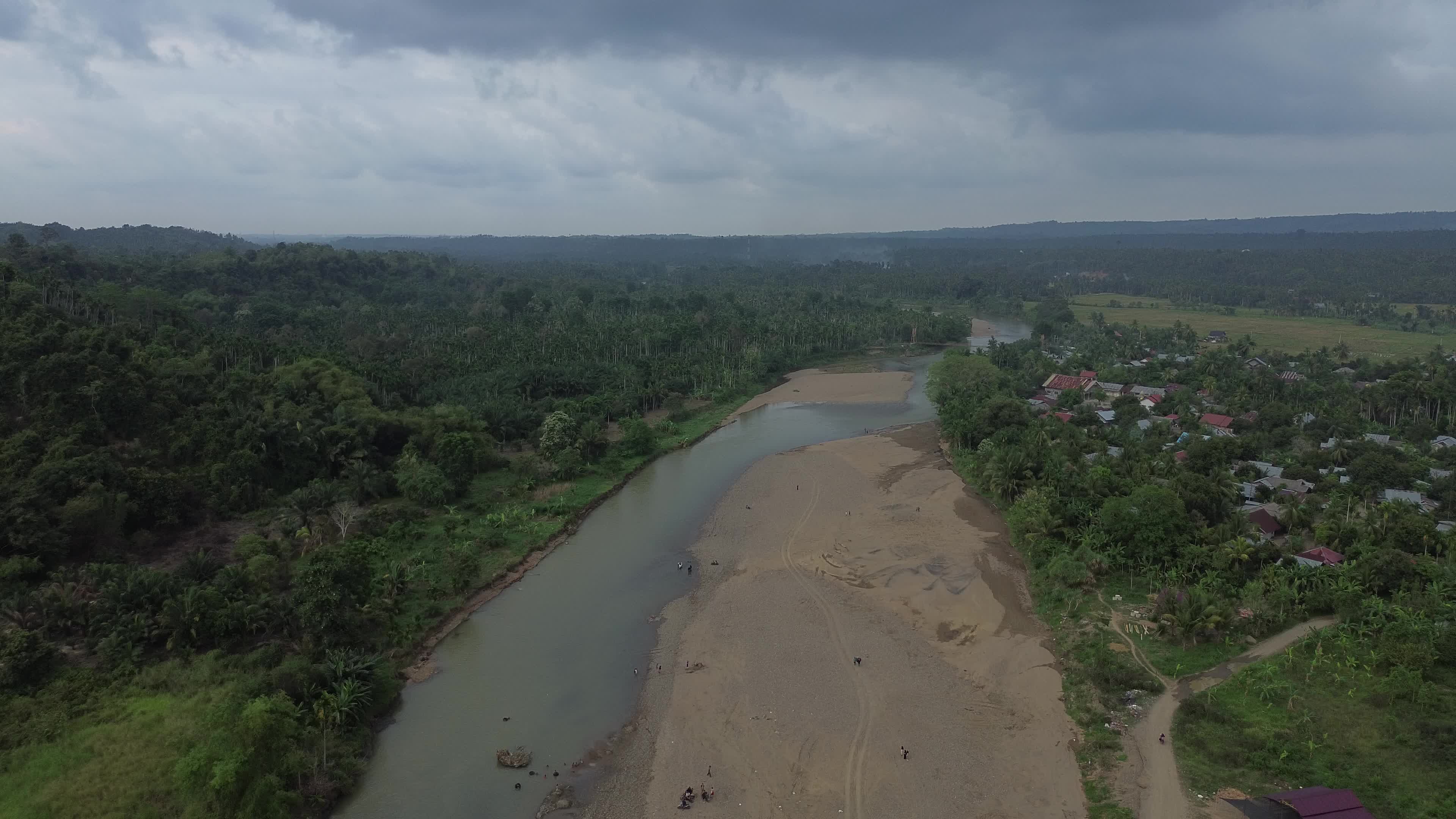 River Tourism Former Sand Mining Site in Aceh