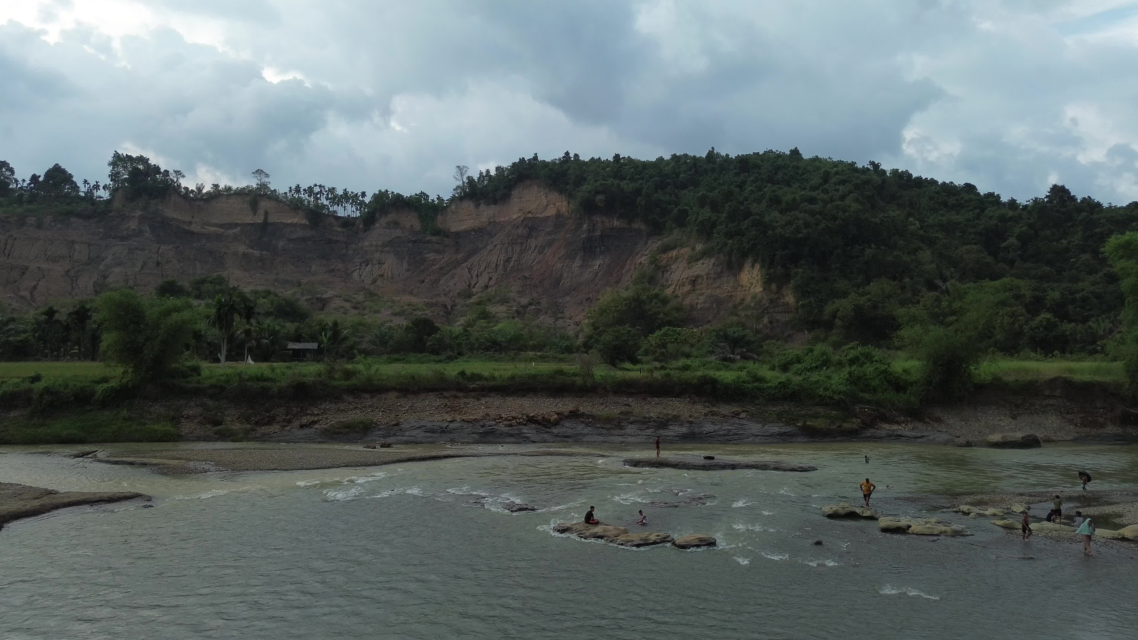 River Tourism Former Sand Mining Site in Aceh