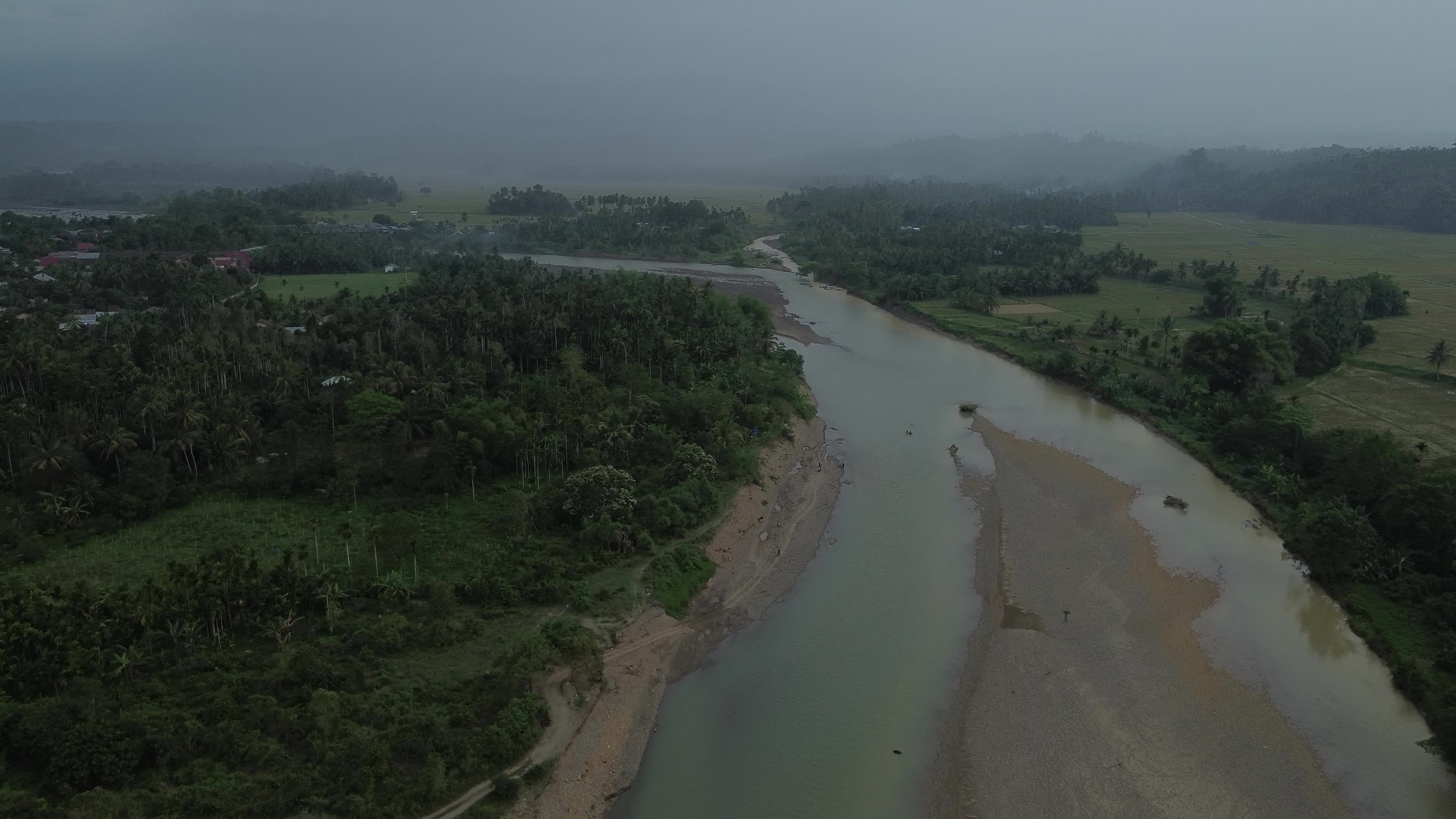 River Tourism Former Sand Mining Site in Aceh