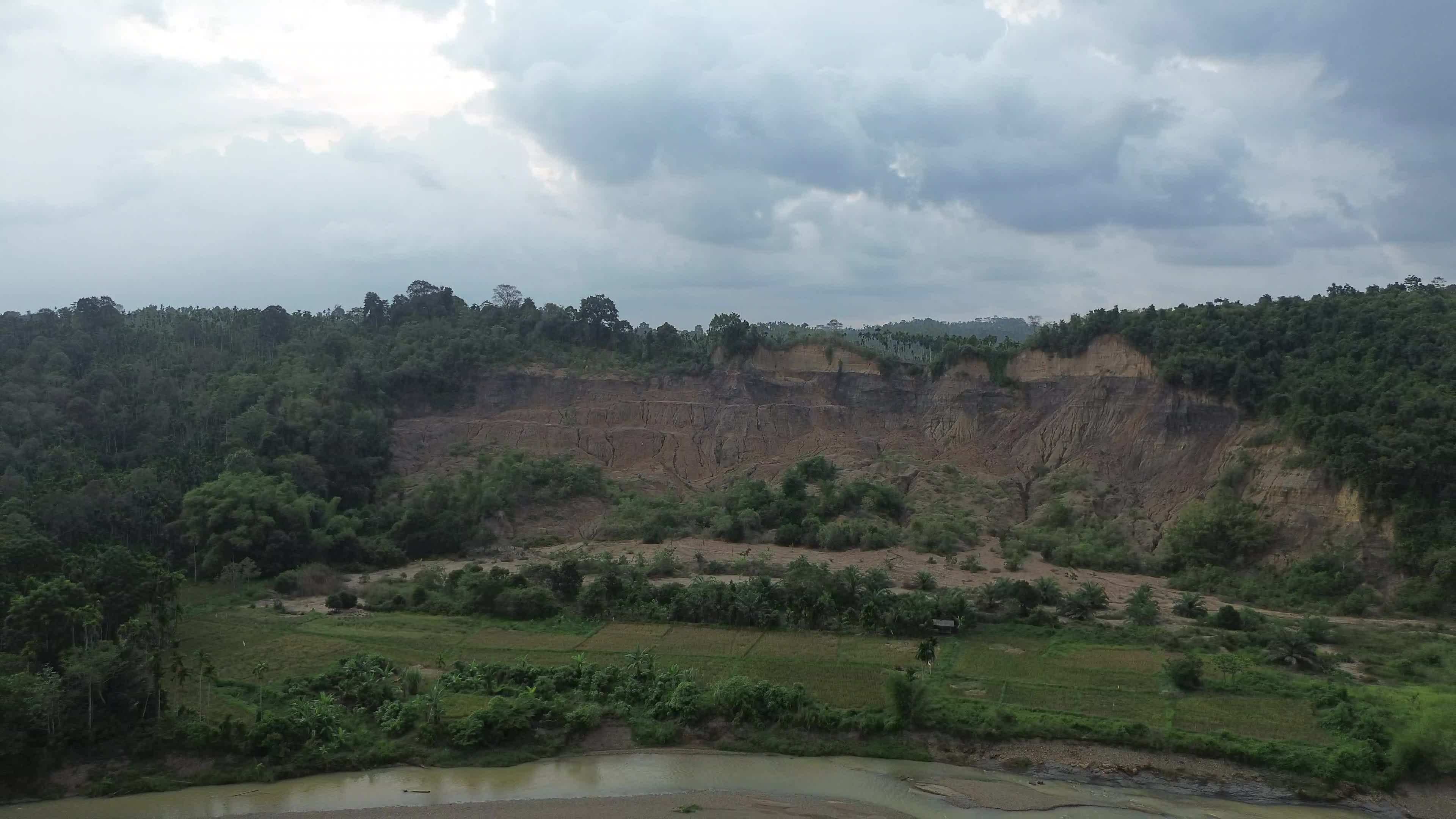 River Tourism Former Sand Mining Site in Aceh