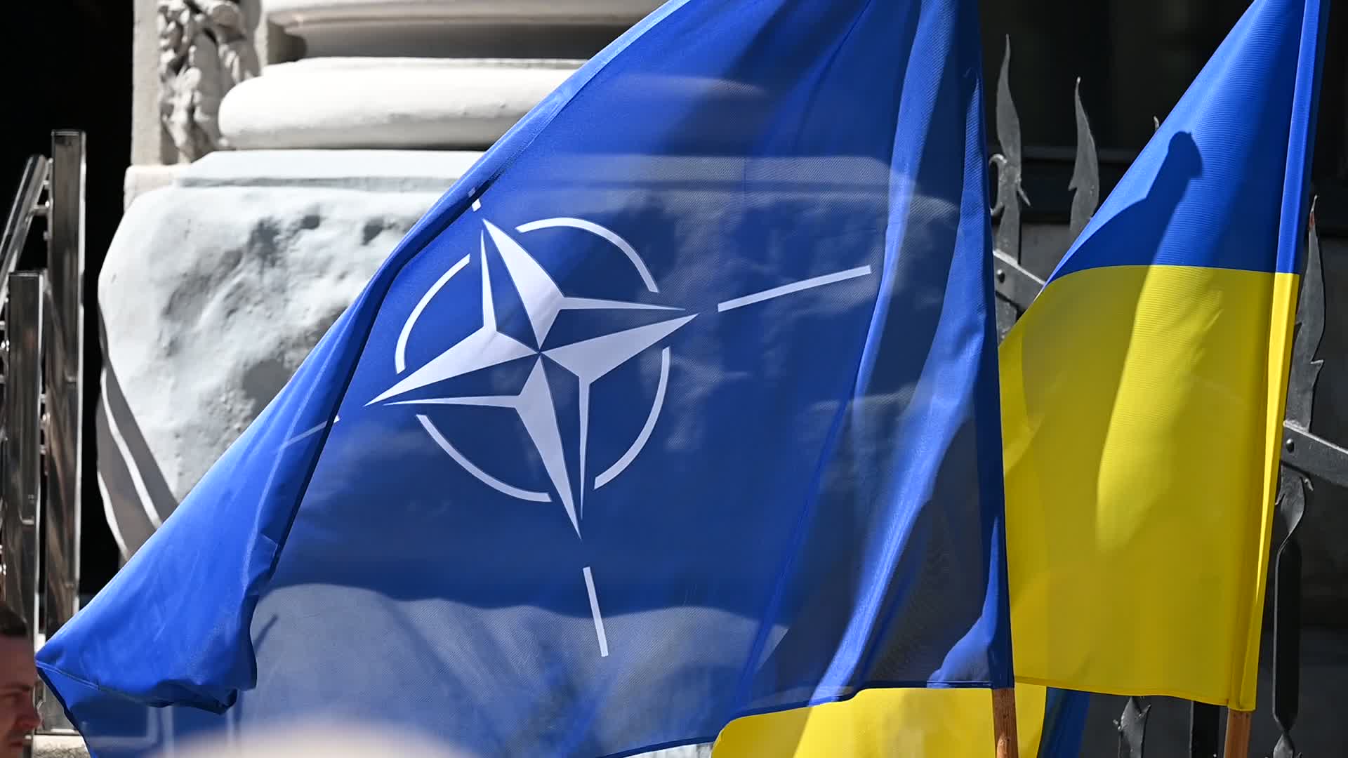 A press conference of NATO Secretary General and President of Ukraine in Kyiv, amid Russia's invasion of Ukraine.