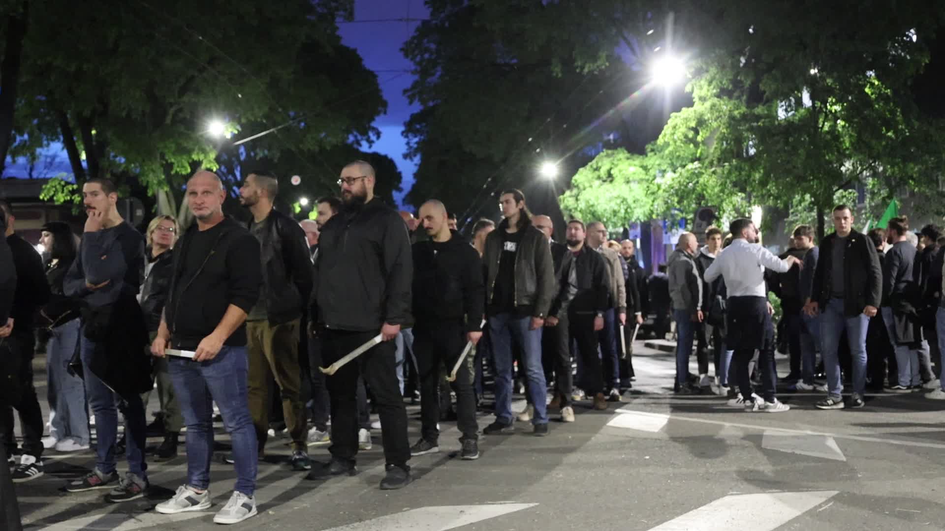 The torchlight procession organized by far-right formations in commemoration of Sergio Ramelli, Carlo Borsani and Enrico Pedenovi in Milan