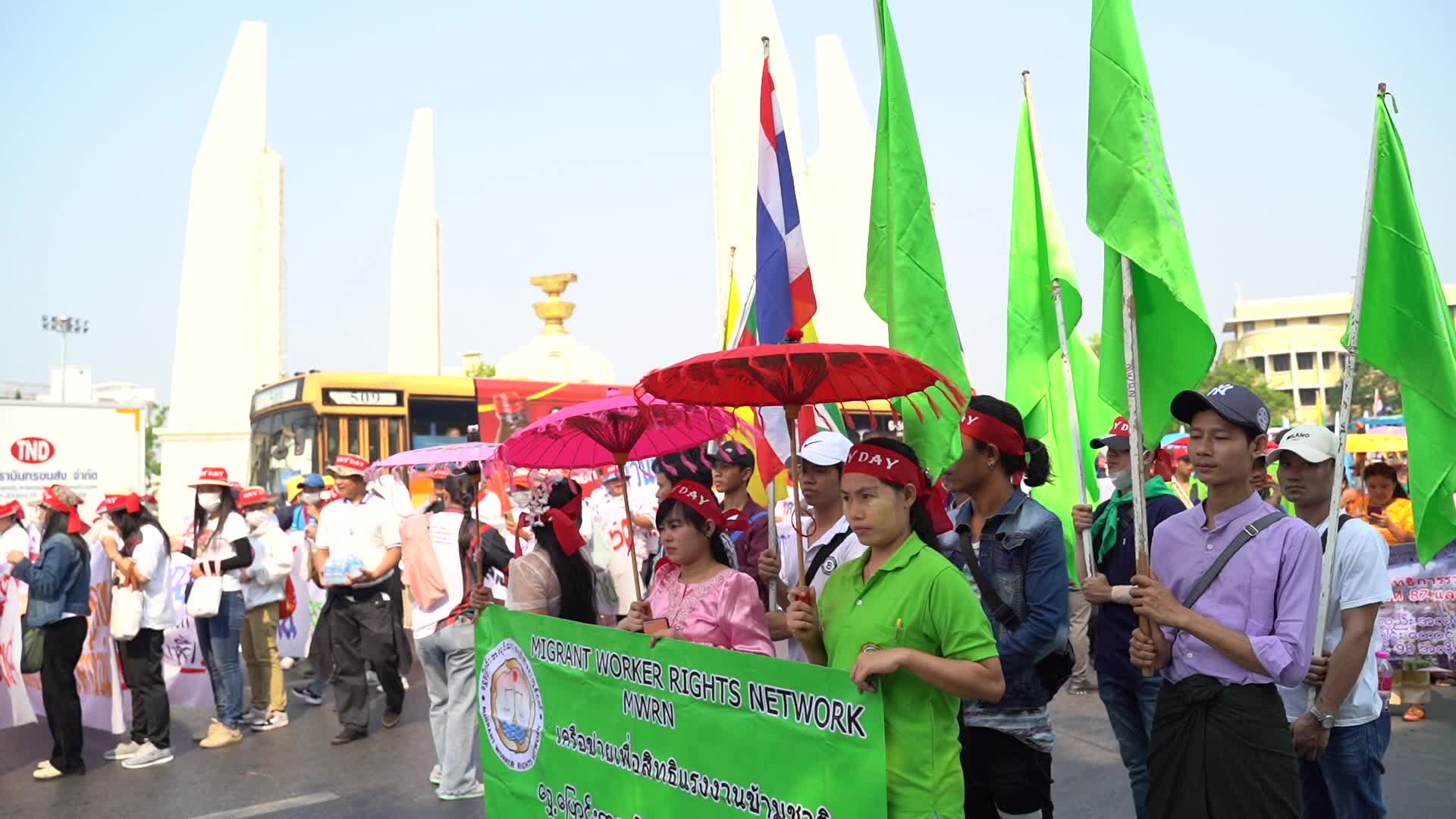 International Workers' Day in Bangkok.