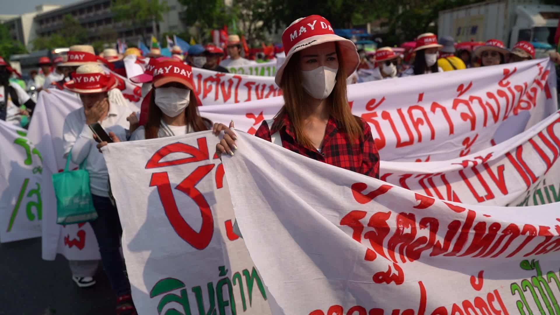 International Workers' Day in Bangkok.