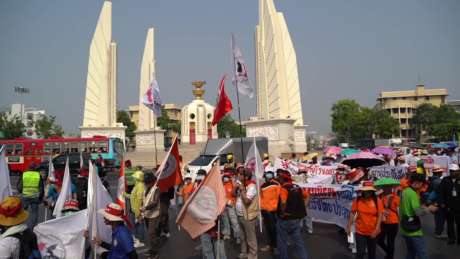 International Workers' Day in Bangkok.
