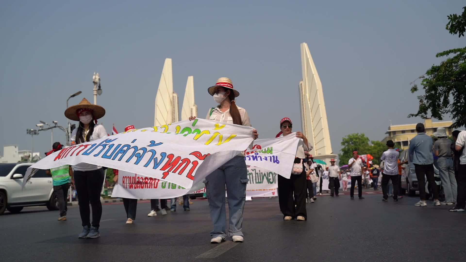 International Workers' Day in Bangkok.