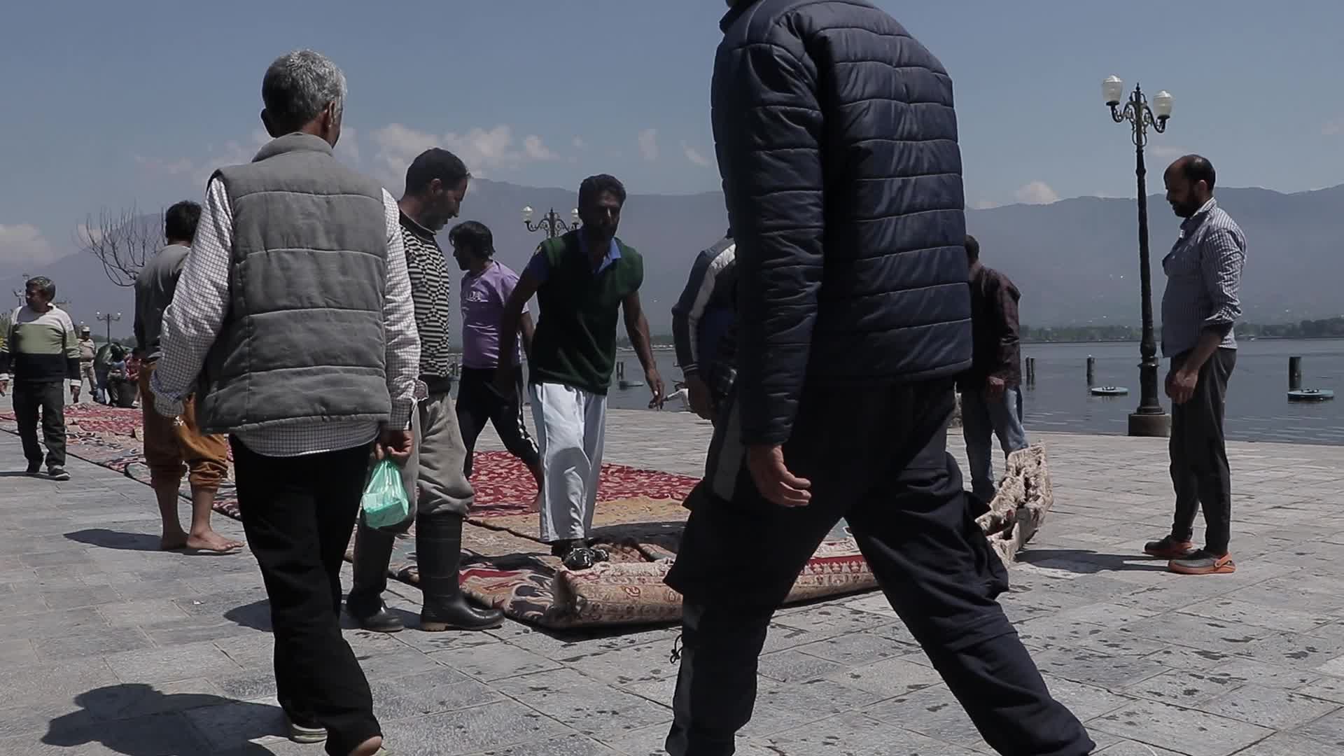 Kashmir’s carpet artisans claim to have made Asia’s largest hand-knotted carpet
