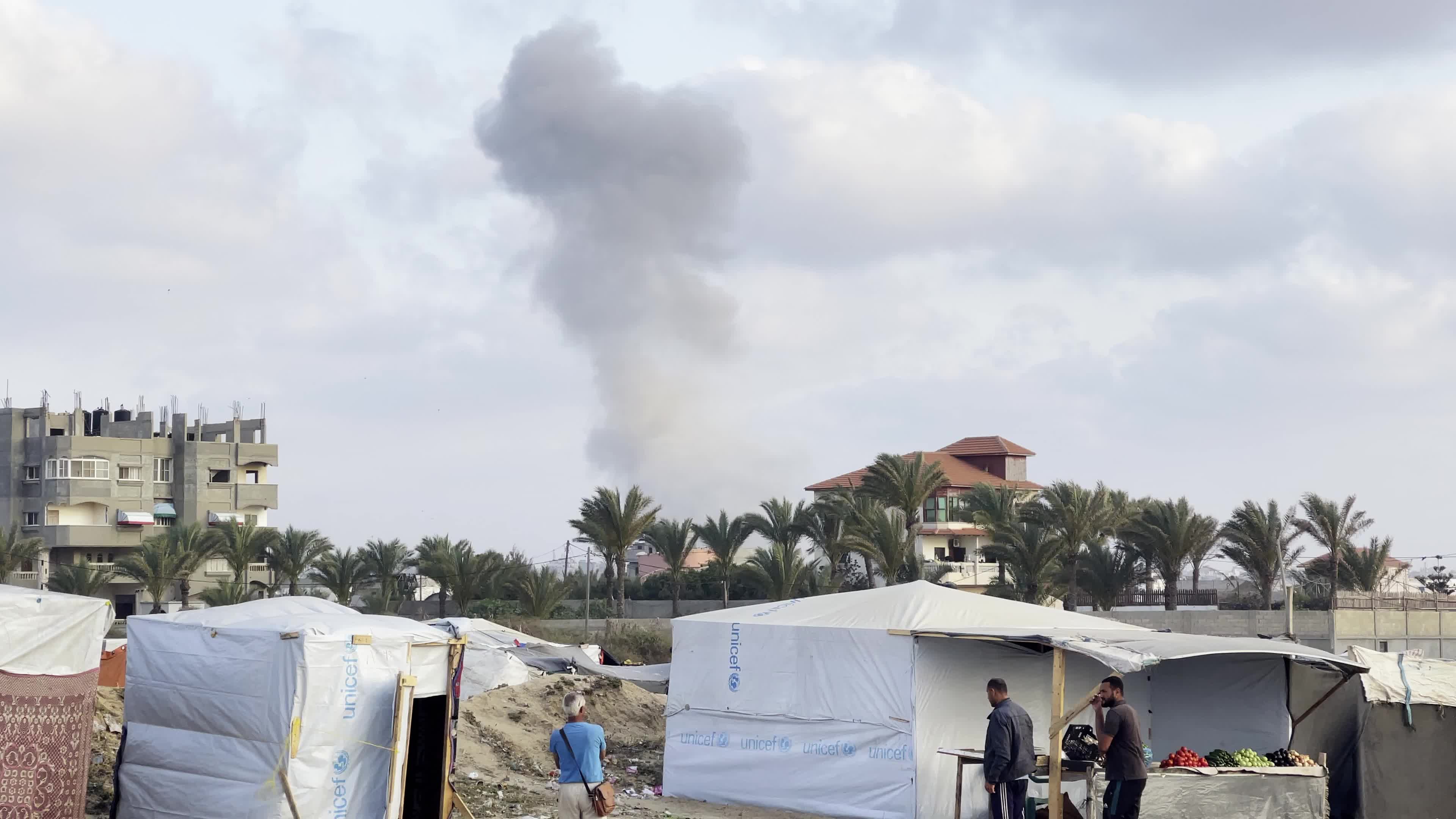 Aftermath of Israeli Airstrike In Gaza, Palestine
