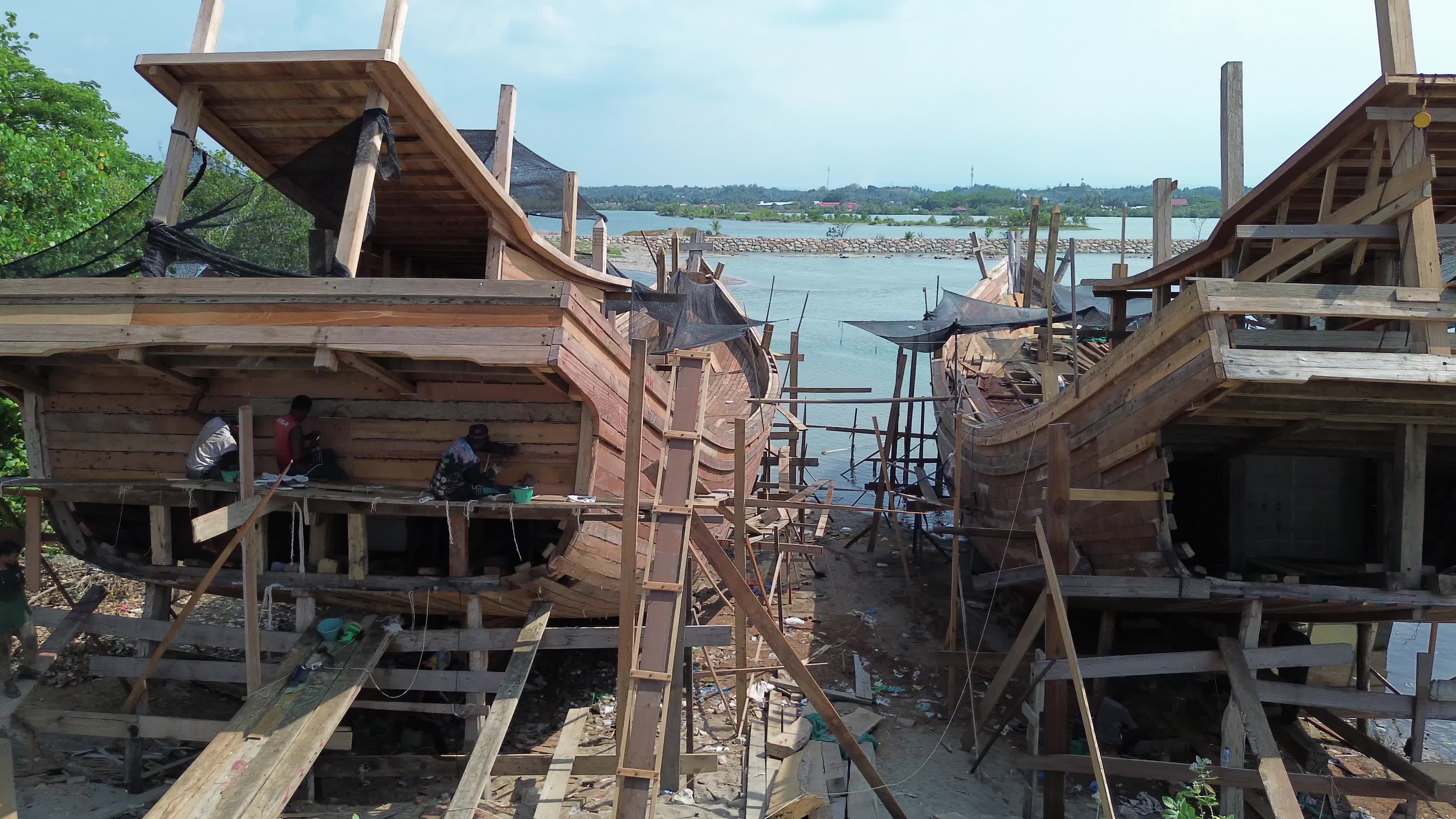 Traditional Fishing Boat in Aceh
