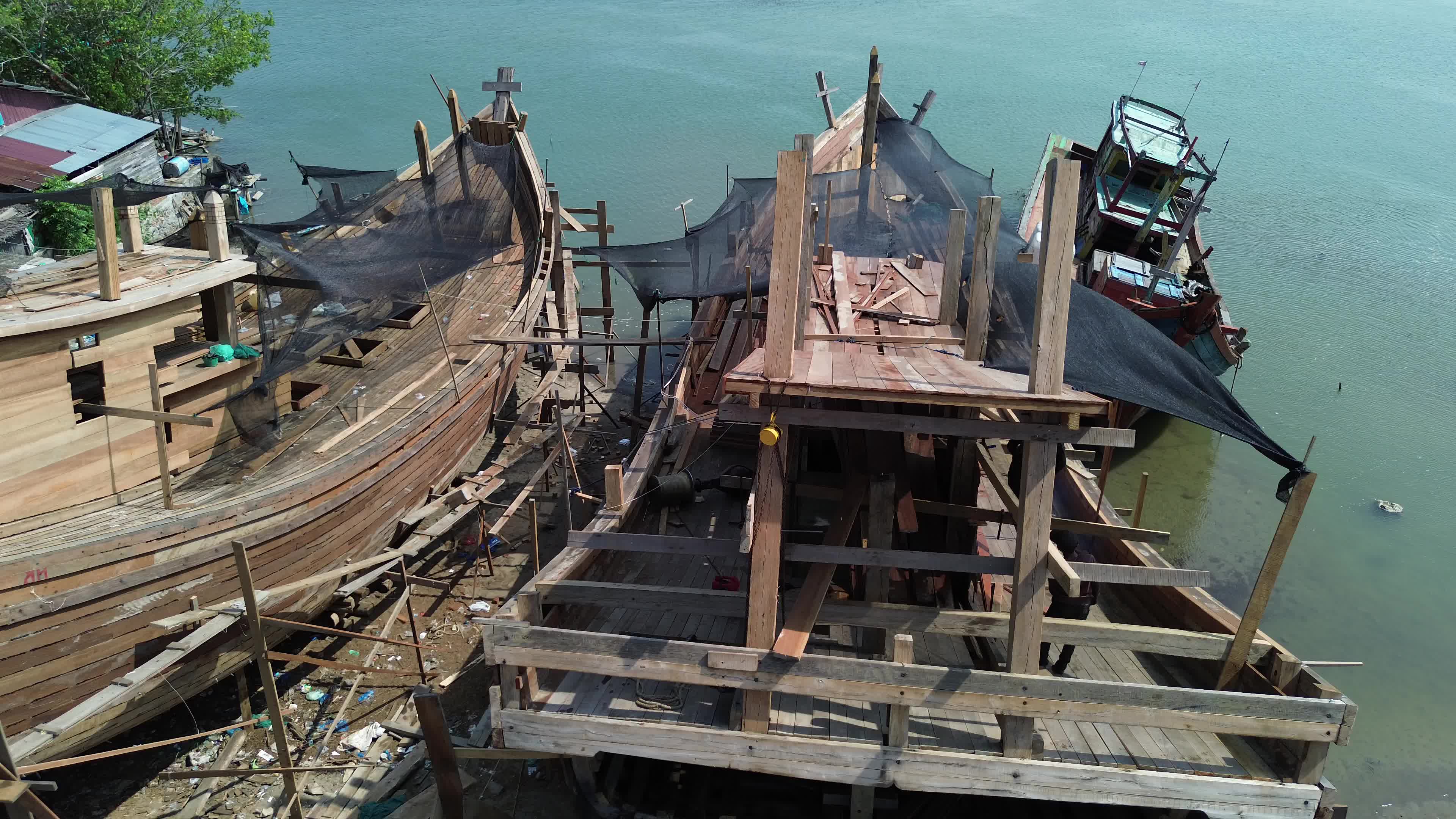 Traditional Fishing Boat in Aceh
