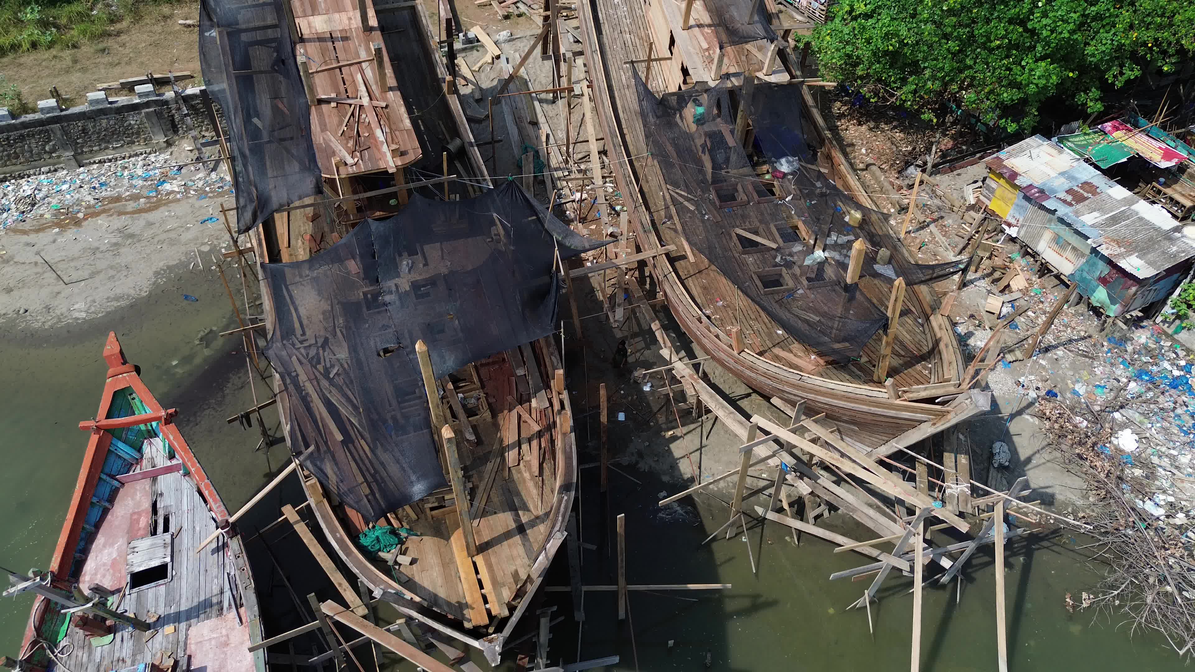 Traditional Fishing Boat in Aceh
