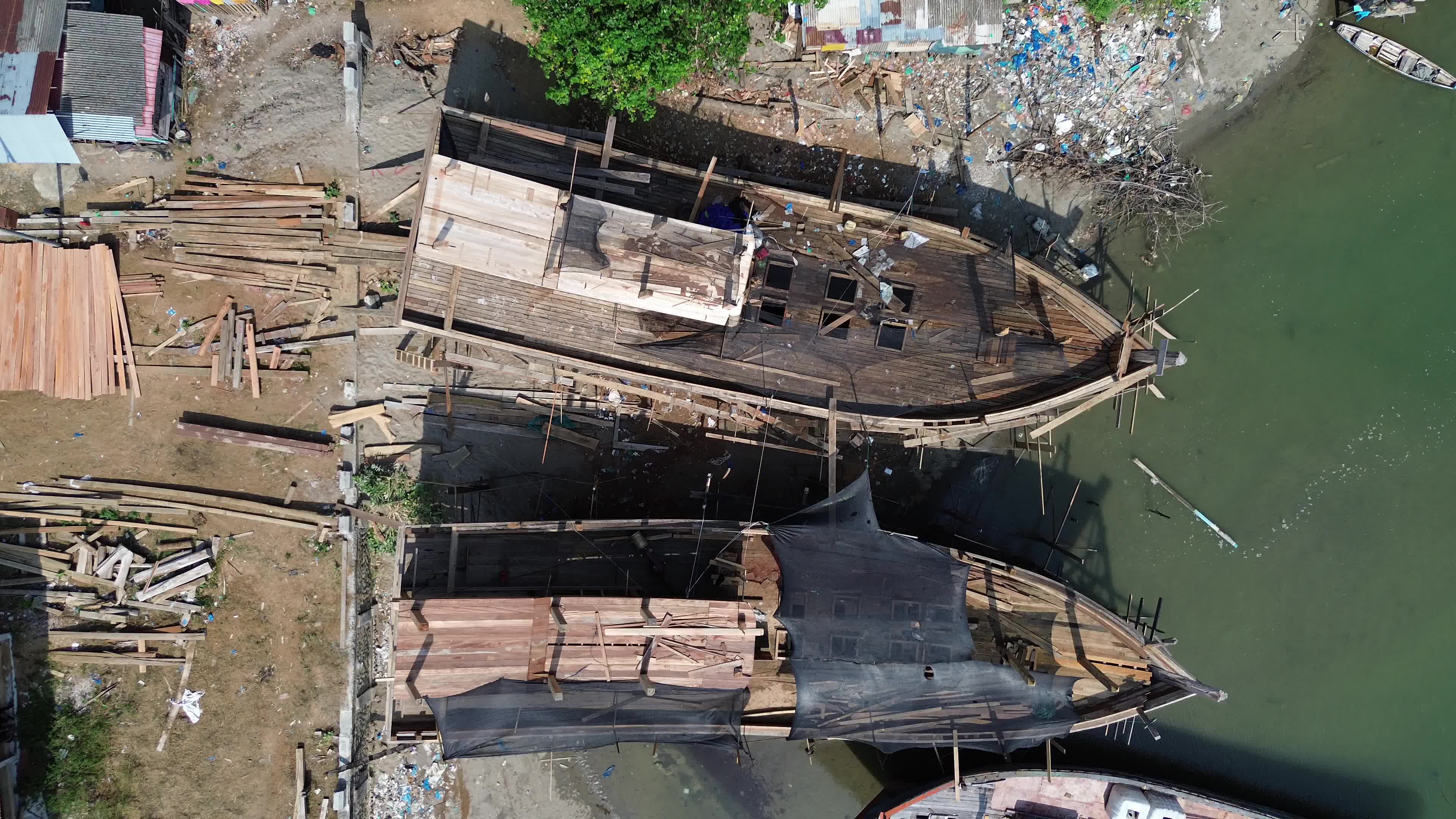 Traditional Fishing Boat in Aceh
