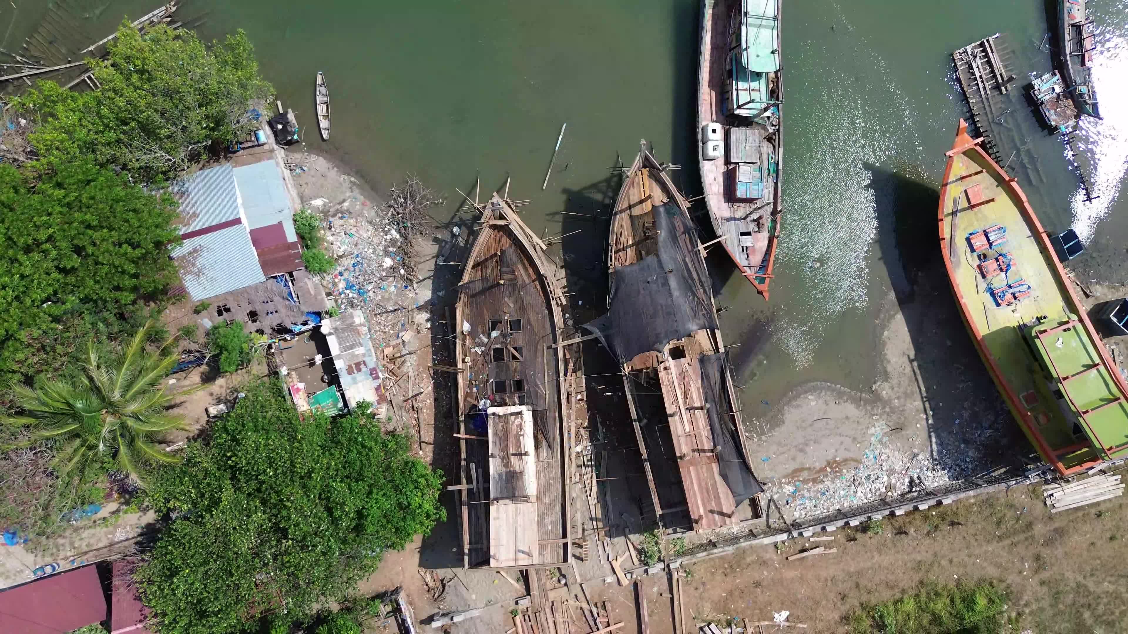 Traditional Fishing Boat in Aceh
