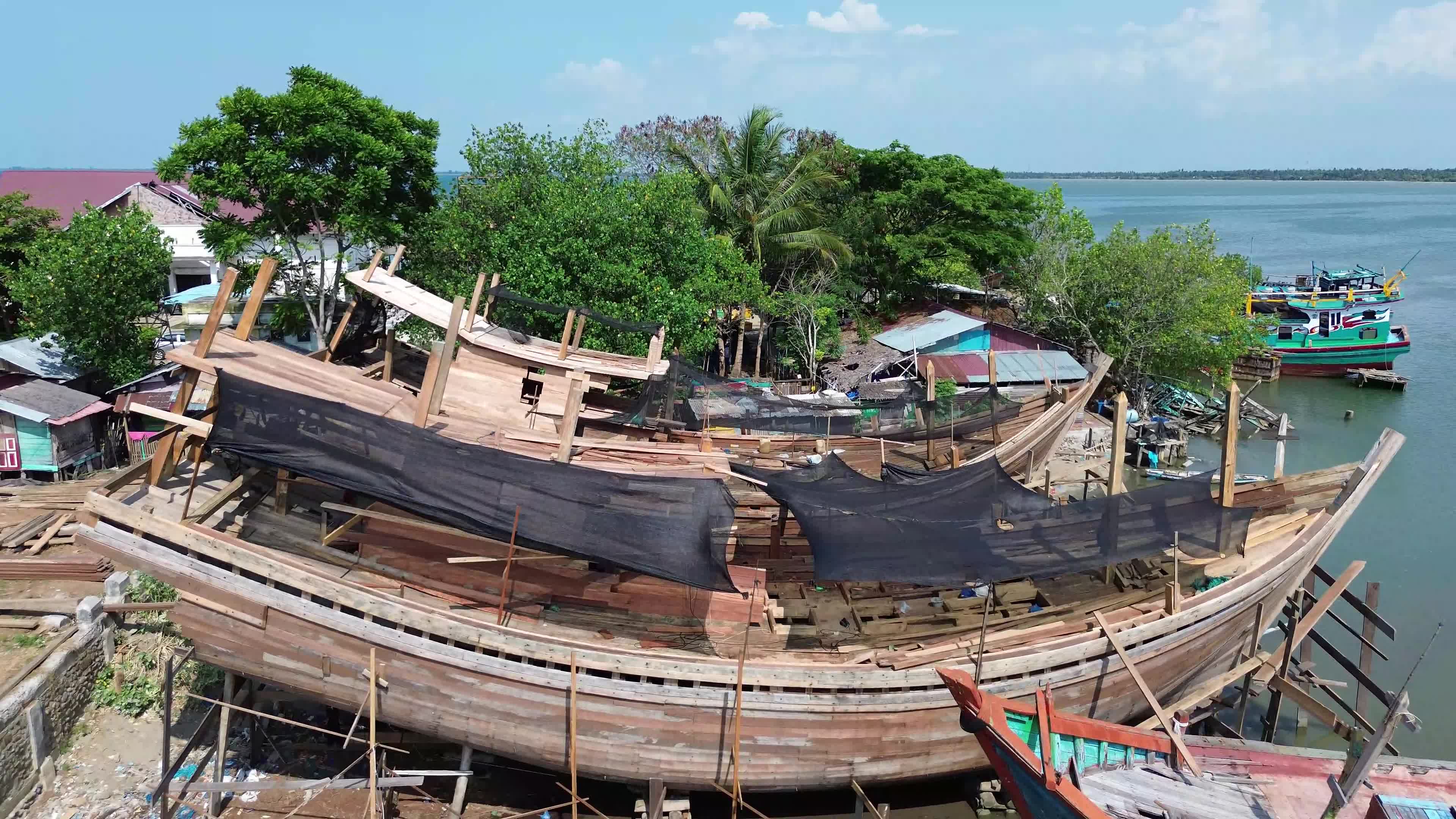 Traditional Fishing Boat in Aceh
