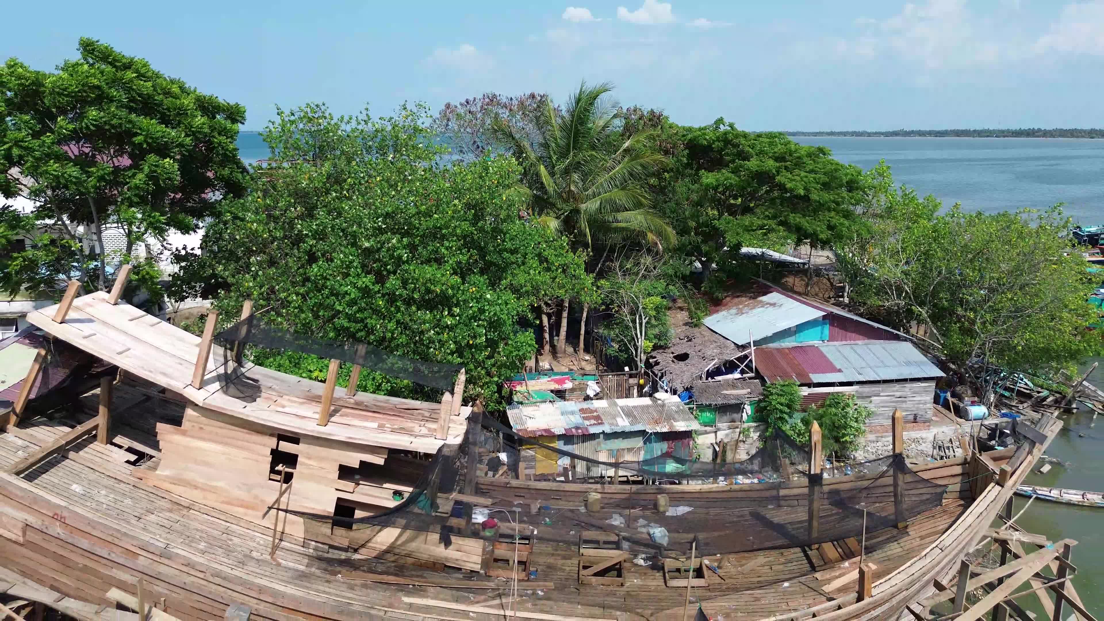 Traditional Fishing Boat in Aceh
