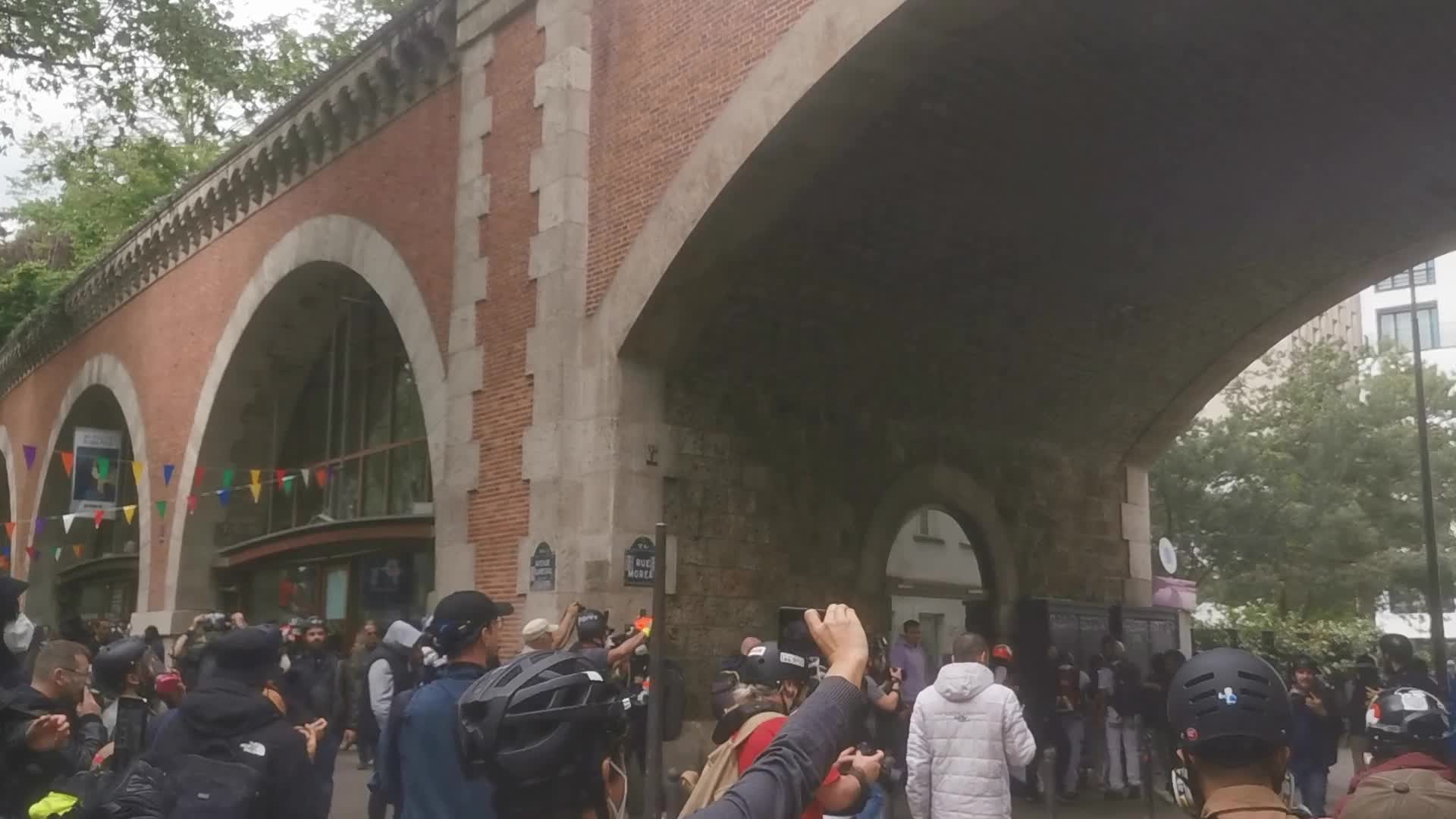 May Day Demonstration Amid Clashes With Riot Police In Paris, France