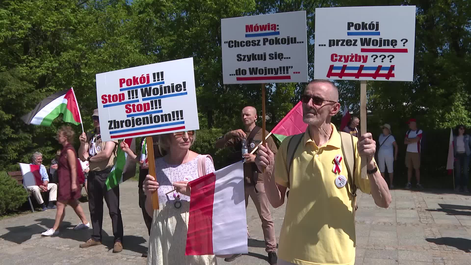 'This Is Not Our War' - Rally against Polish involvement in Russia-Ukraine conflict