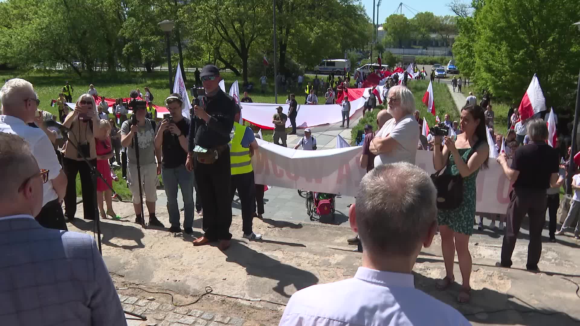 'This Is Not Our War' - Rally against Polish involvement in Russia-Ukraine conflict