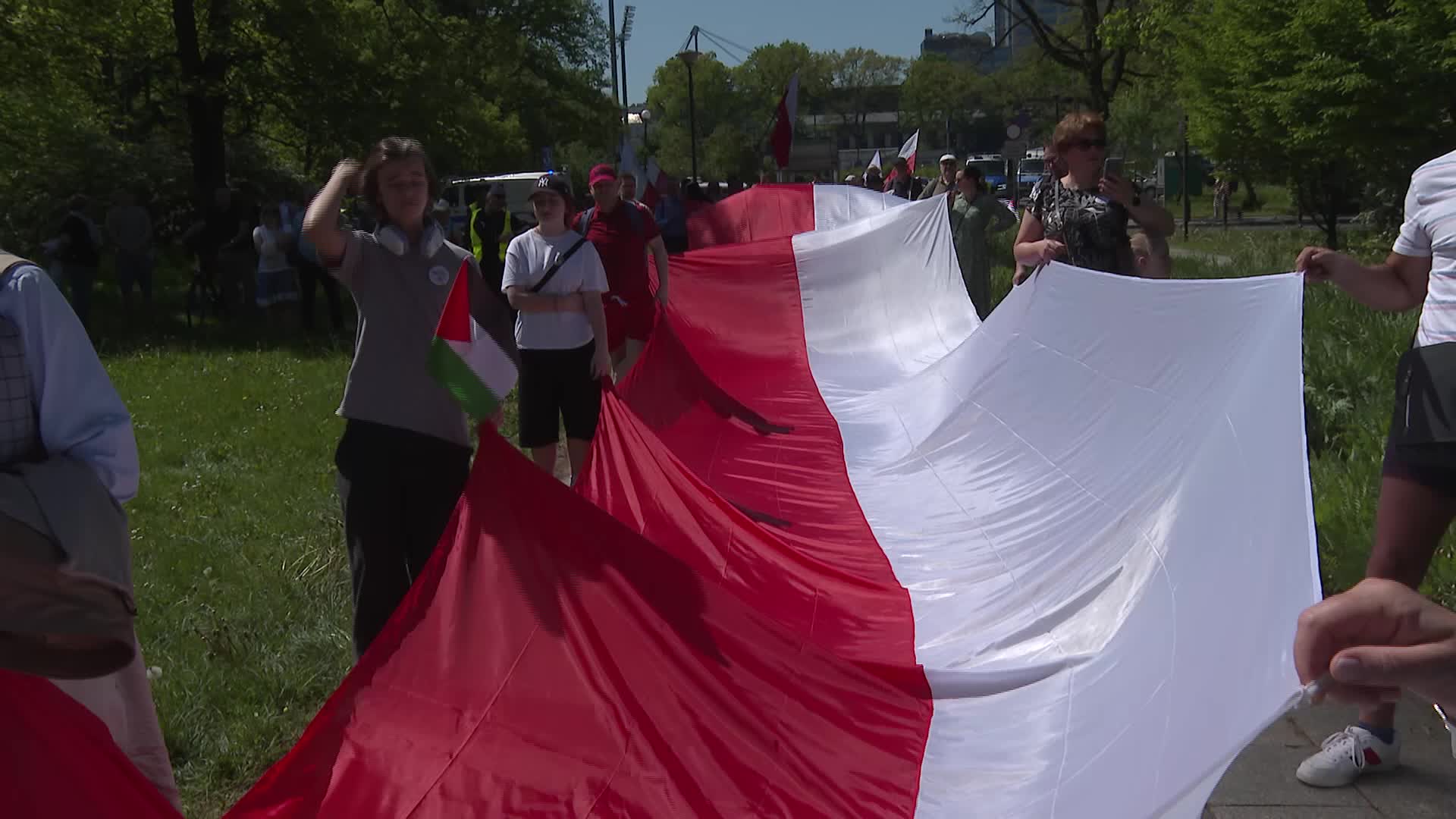 'This Is Not Our War' - Rally against Polish involvement in Russia-Ukraine conflict