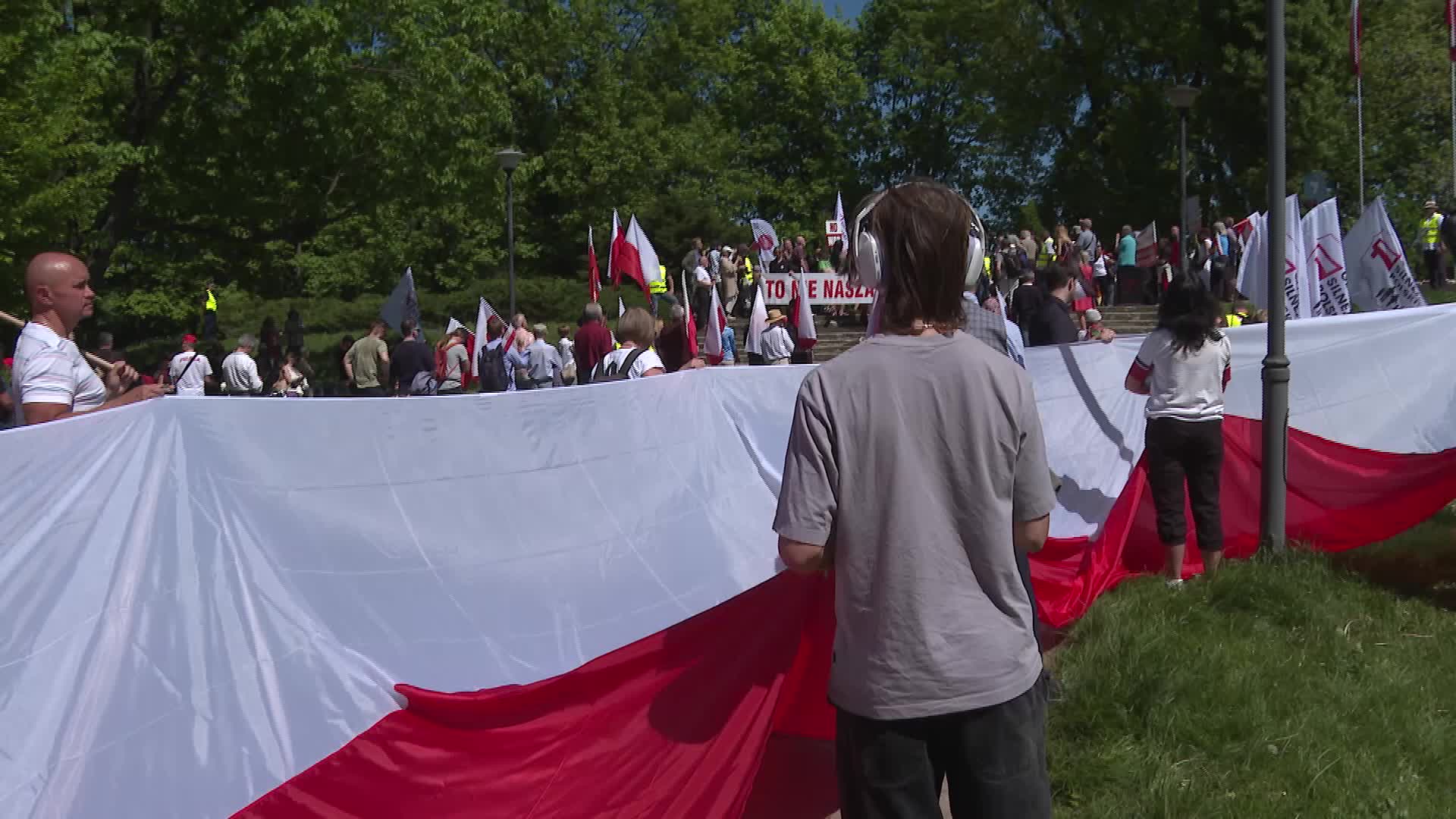 'This Is Not Our War' - Rally against Polish involvement in Russia-Ukraine conflict