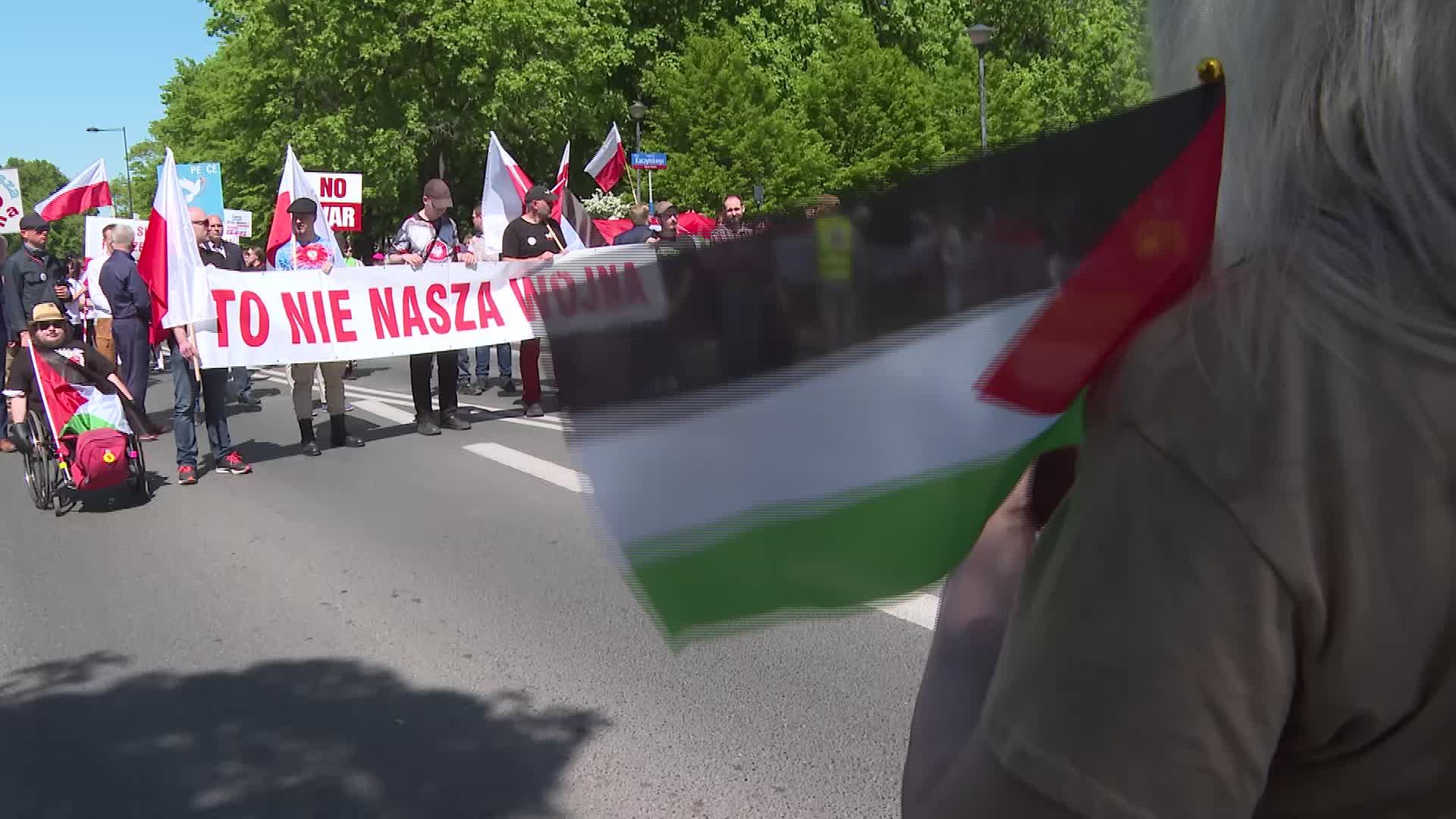'This Is Not Our War' - Rally against Polish involvement in Russia-Ukraine conflict