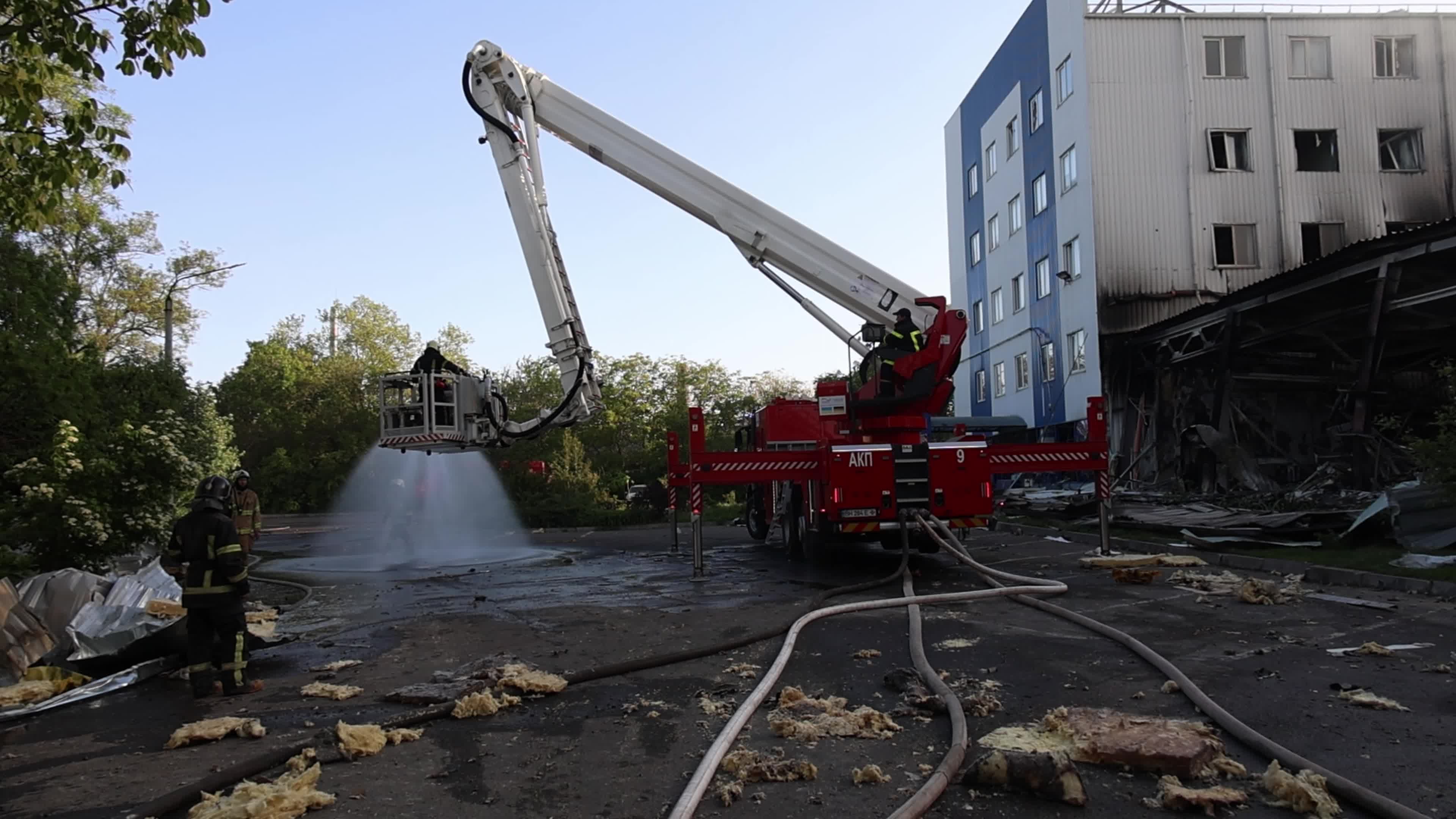 Odesa depot and cargo branch of postal company damaged by Russian missile attack