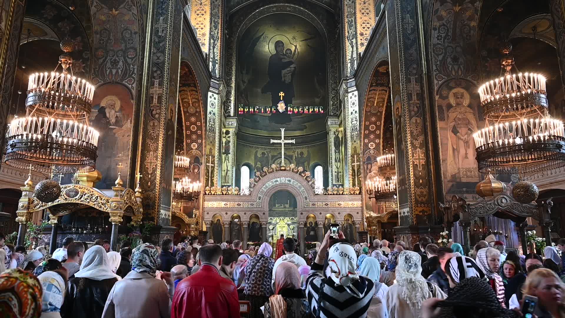 Orthodox Christians celebrate Easter in Kyiv