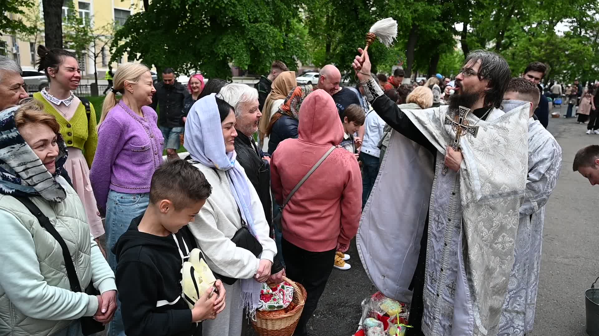 Orthodox Christians celebrate Easter in Kyiv