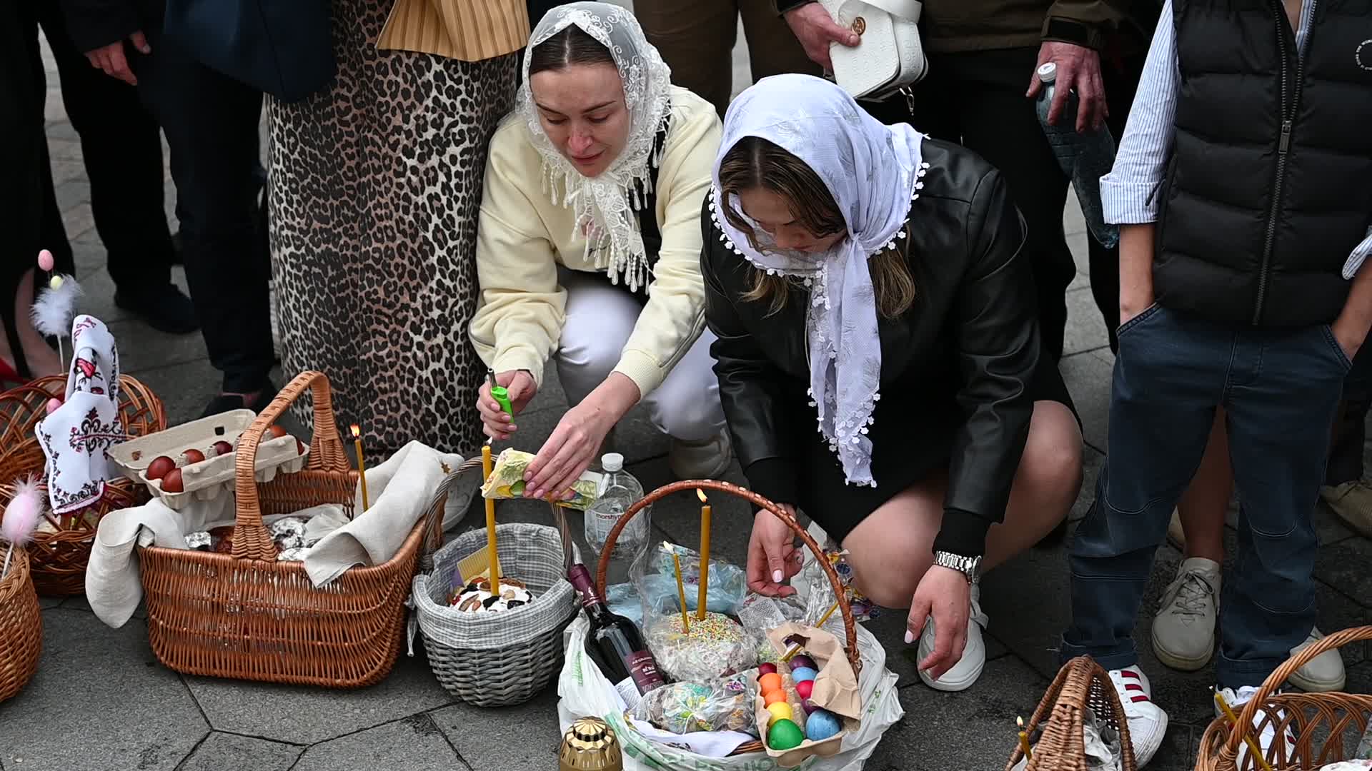 Orthodox Christians celebrate Easter in Kyiv