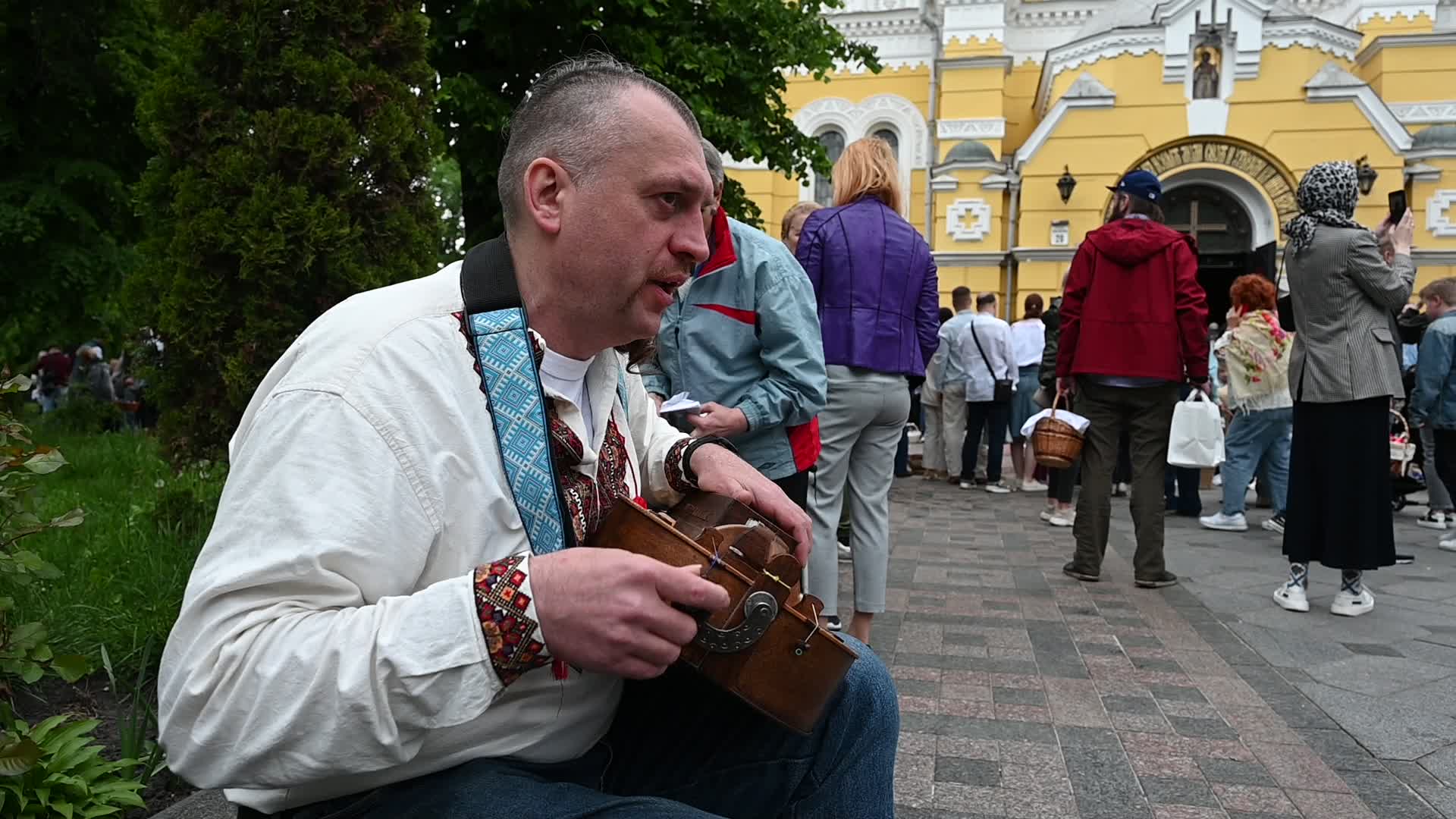Orthodox Christians celebrate Easter in Kyiv