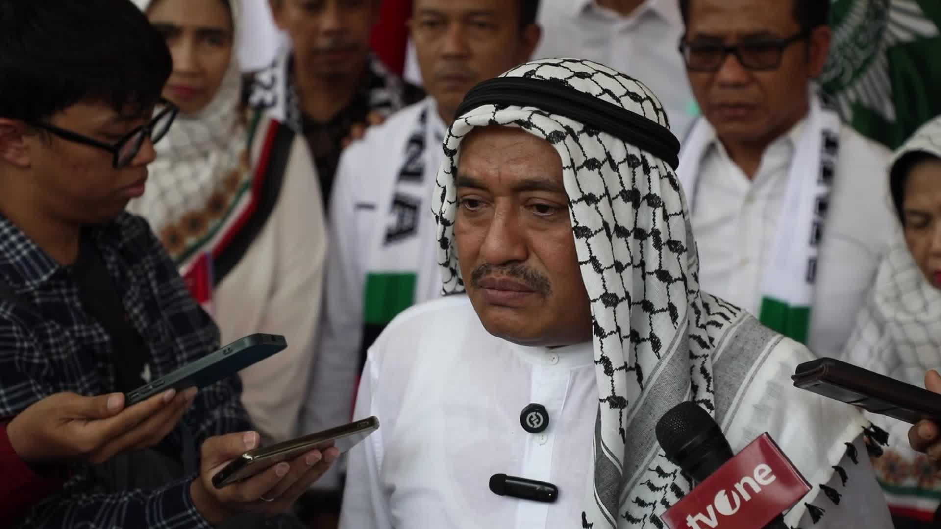 Pro Palestine demonstration in Indonesia