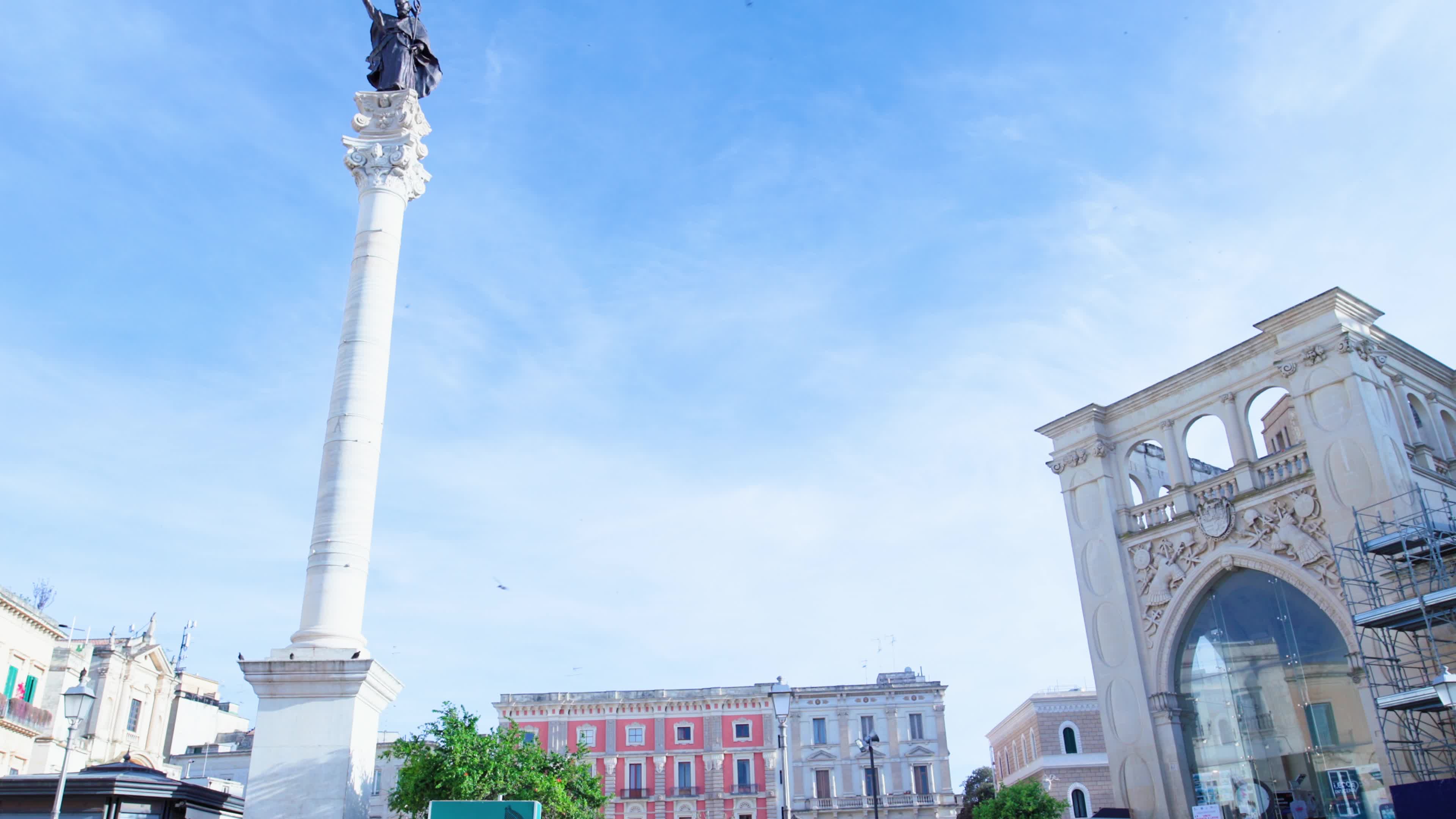 Tourists in Lecce, Italy
