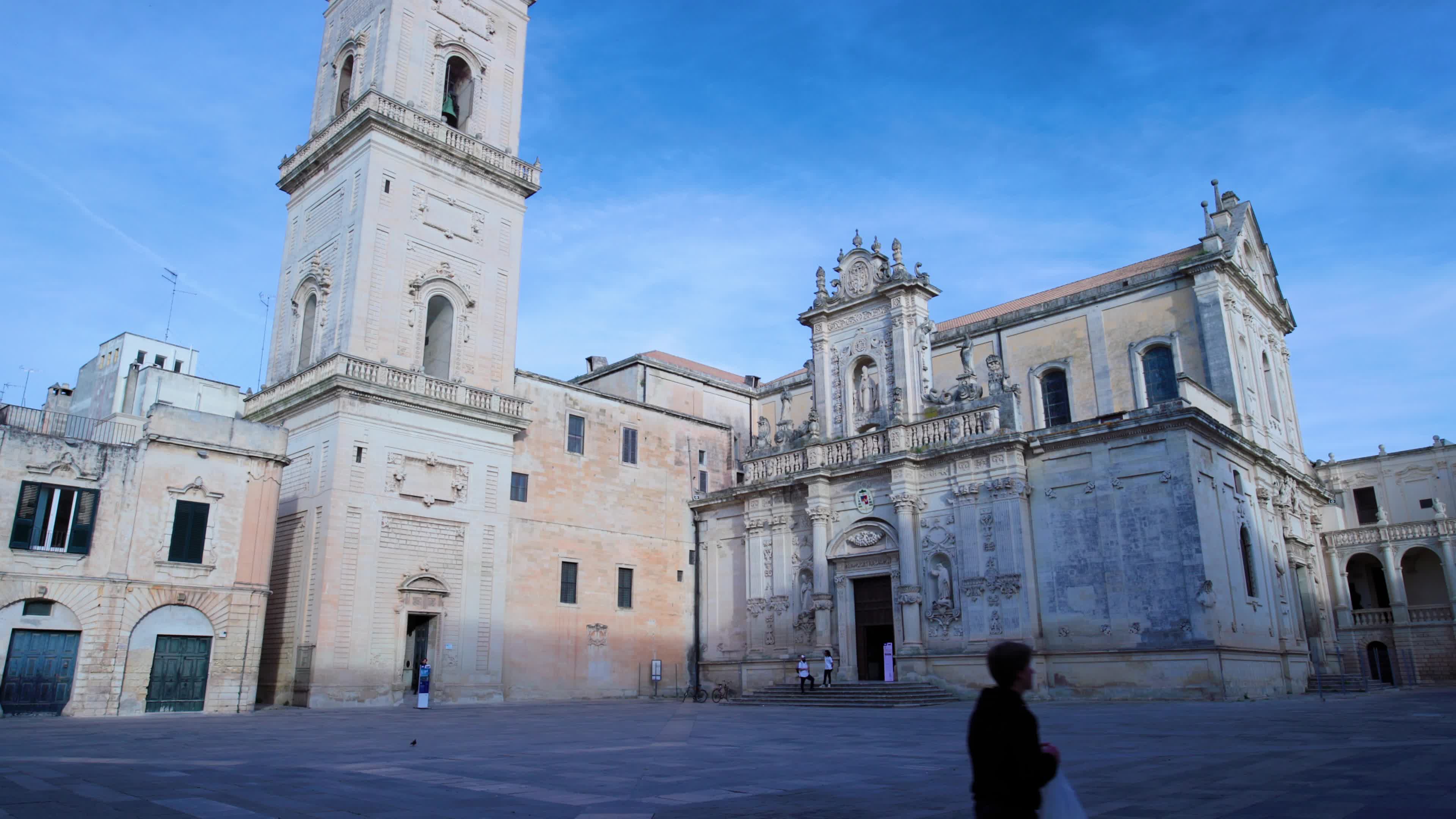 Tourists in Lecce, Italy