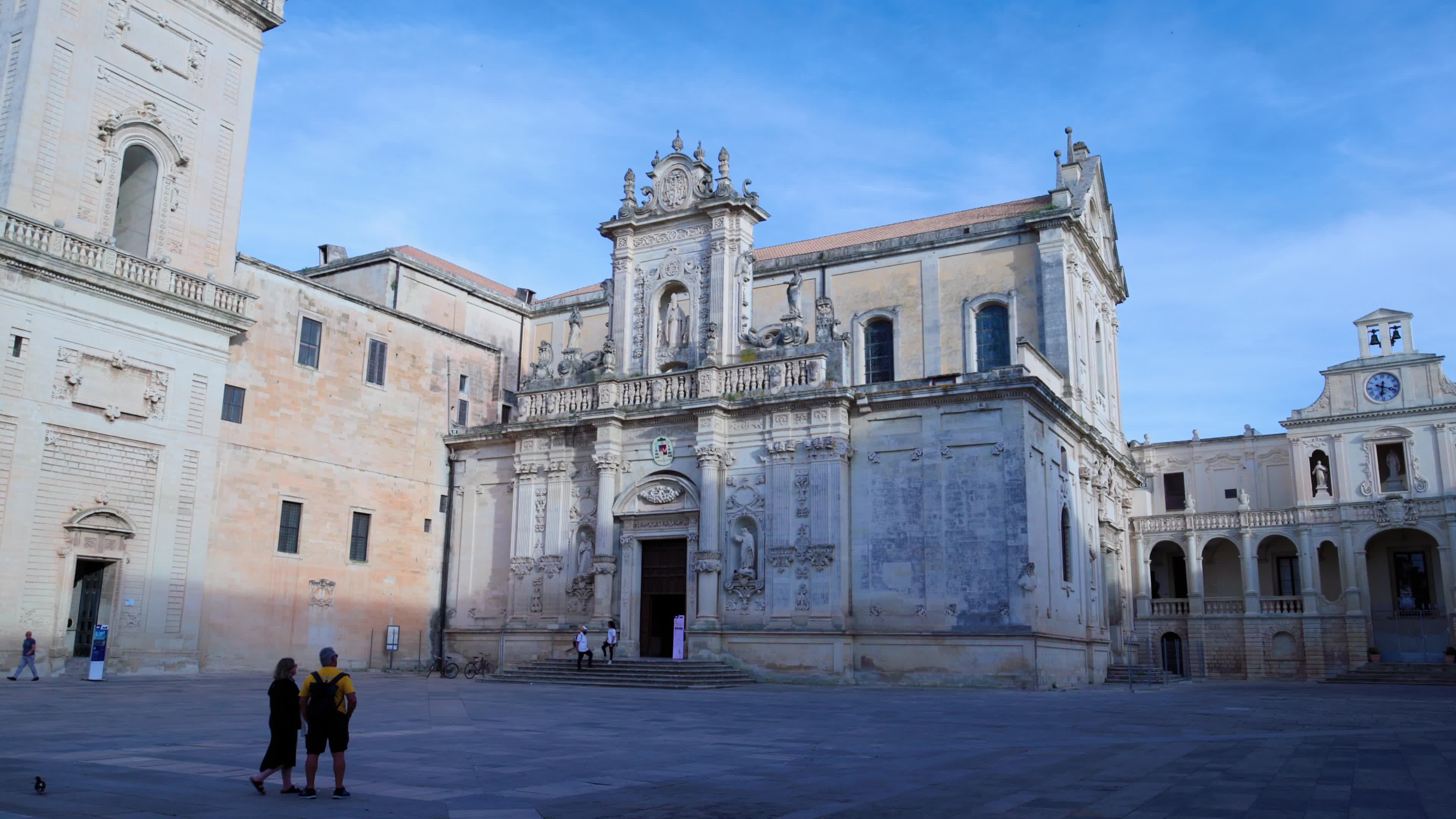 Tourists in Lecce, Italy