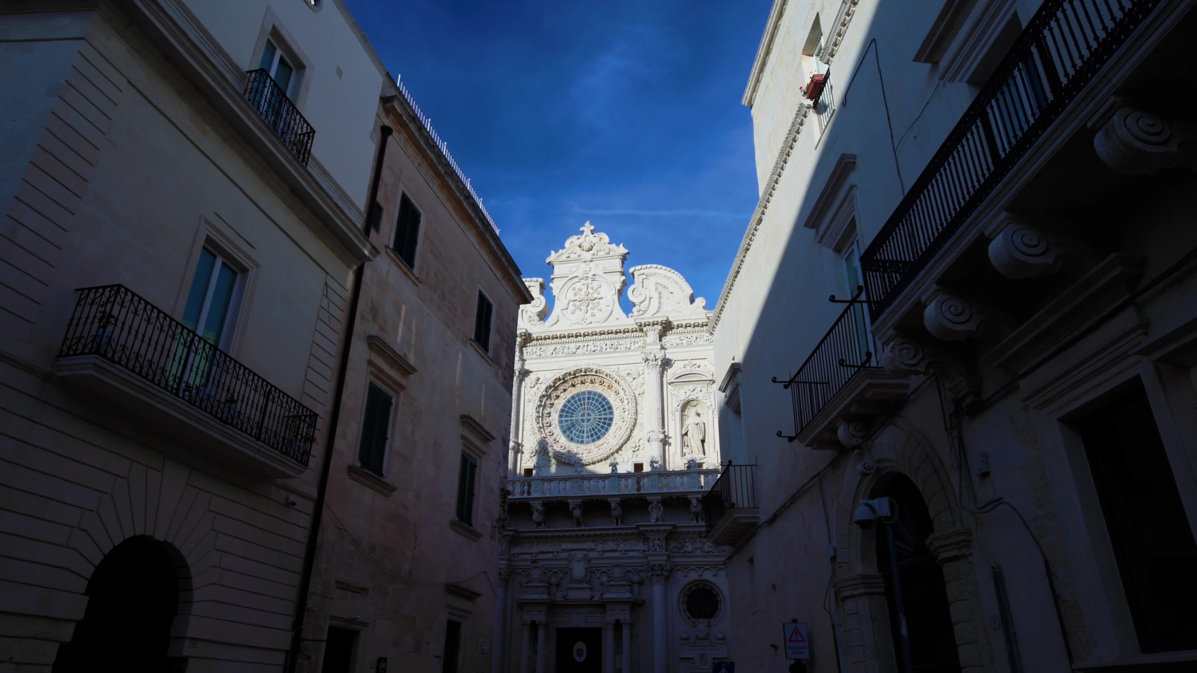 Tourists in Lecce, Italy