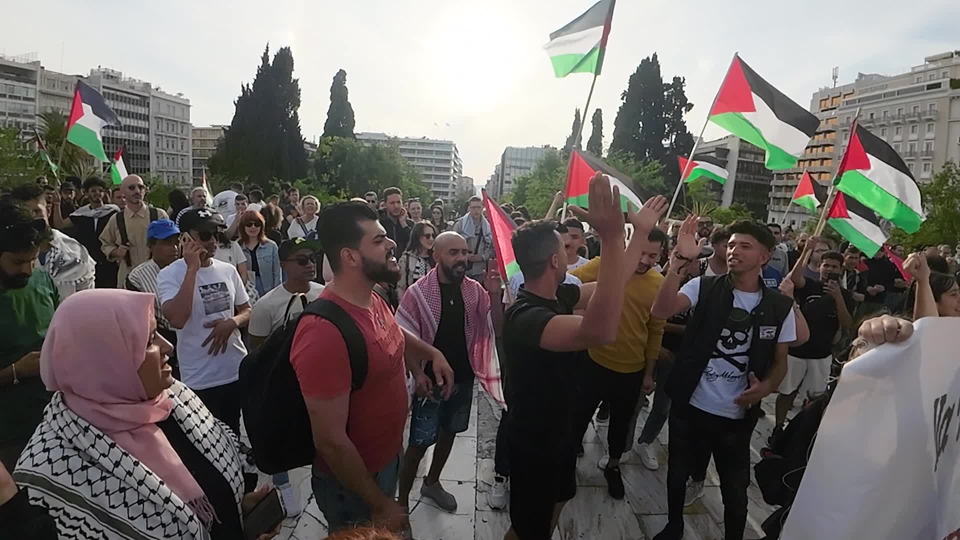 Protest In Support Of Palestine In Athens
