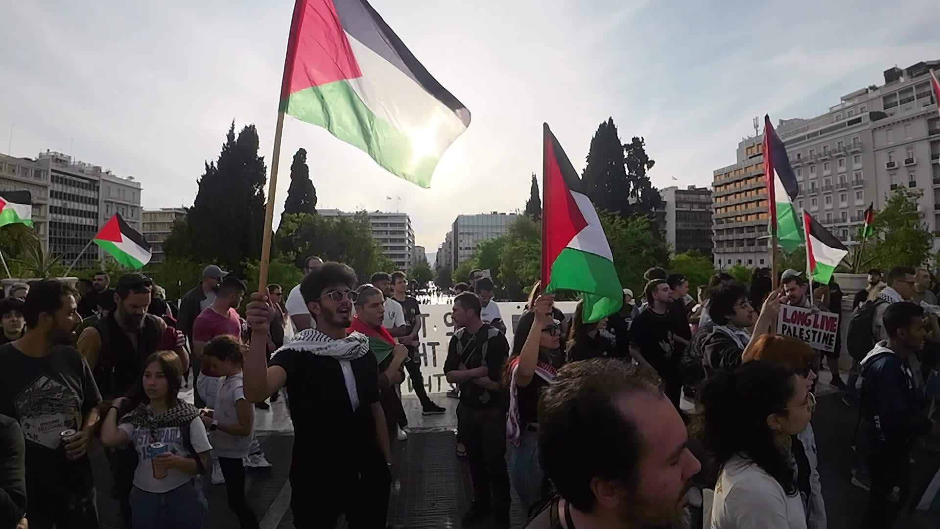 Protest In Support Of Palestine In Athens