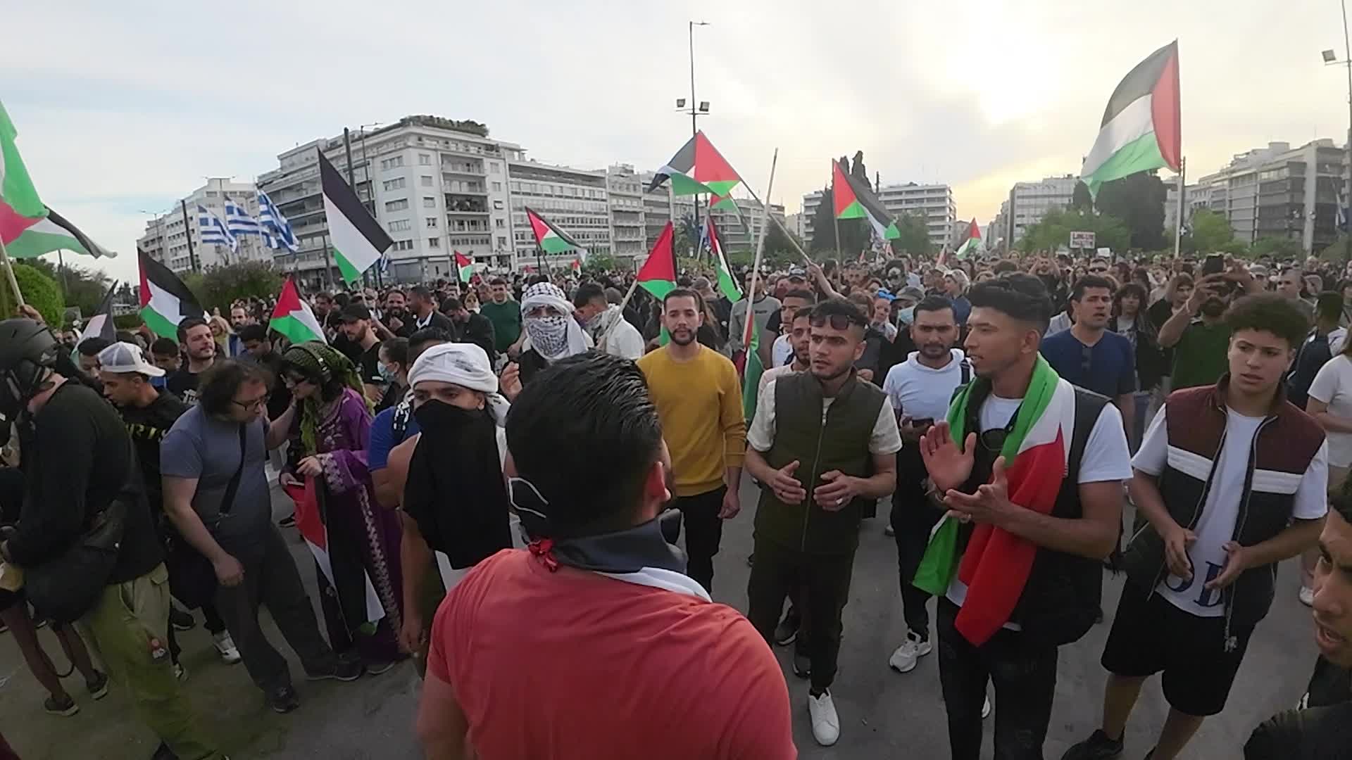 Protest In Support Of Palestine In Athens