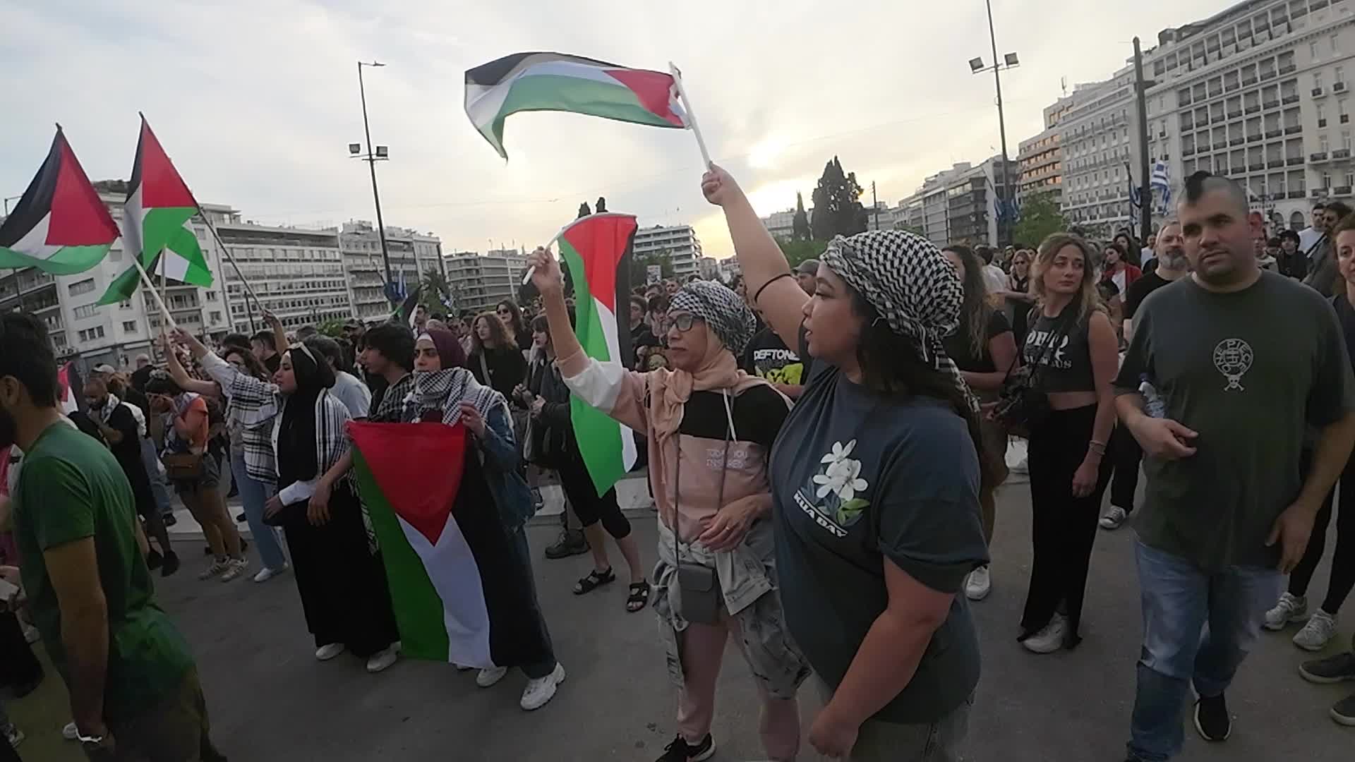 Protest In Support Of Palestine In Athens