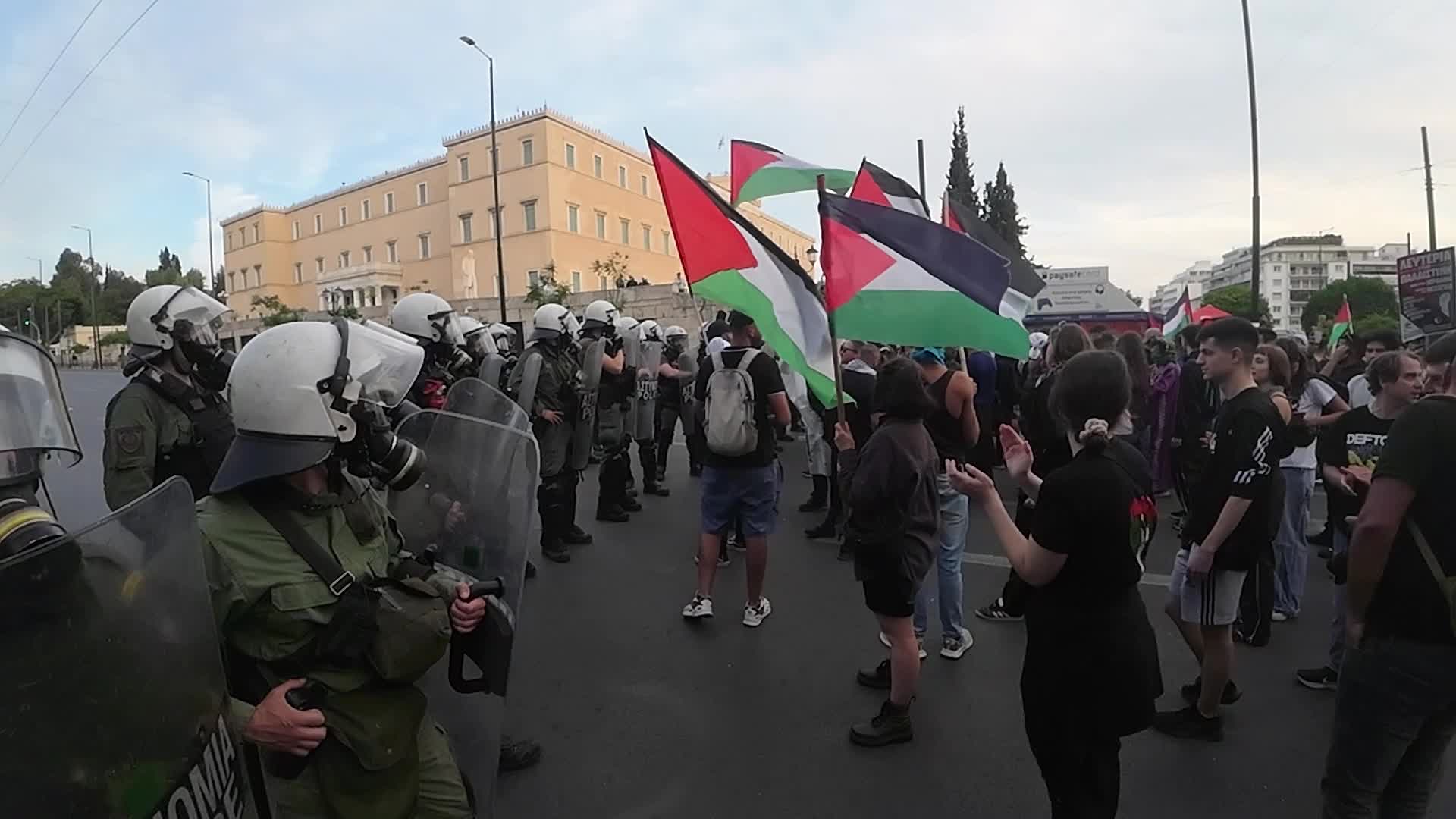 Protest In Support Of Palestine In Athens