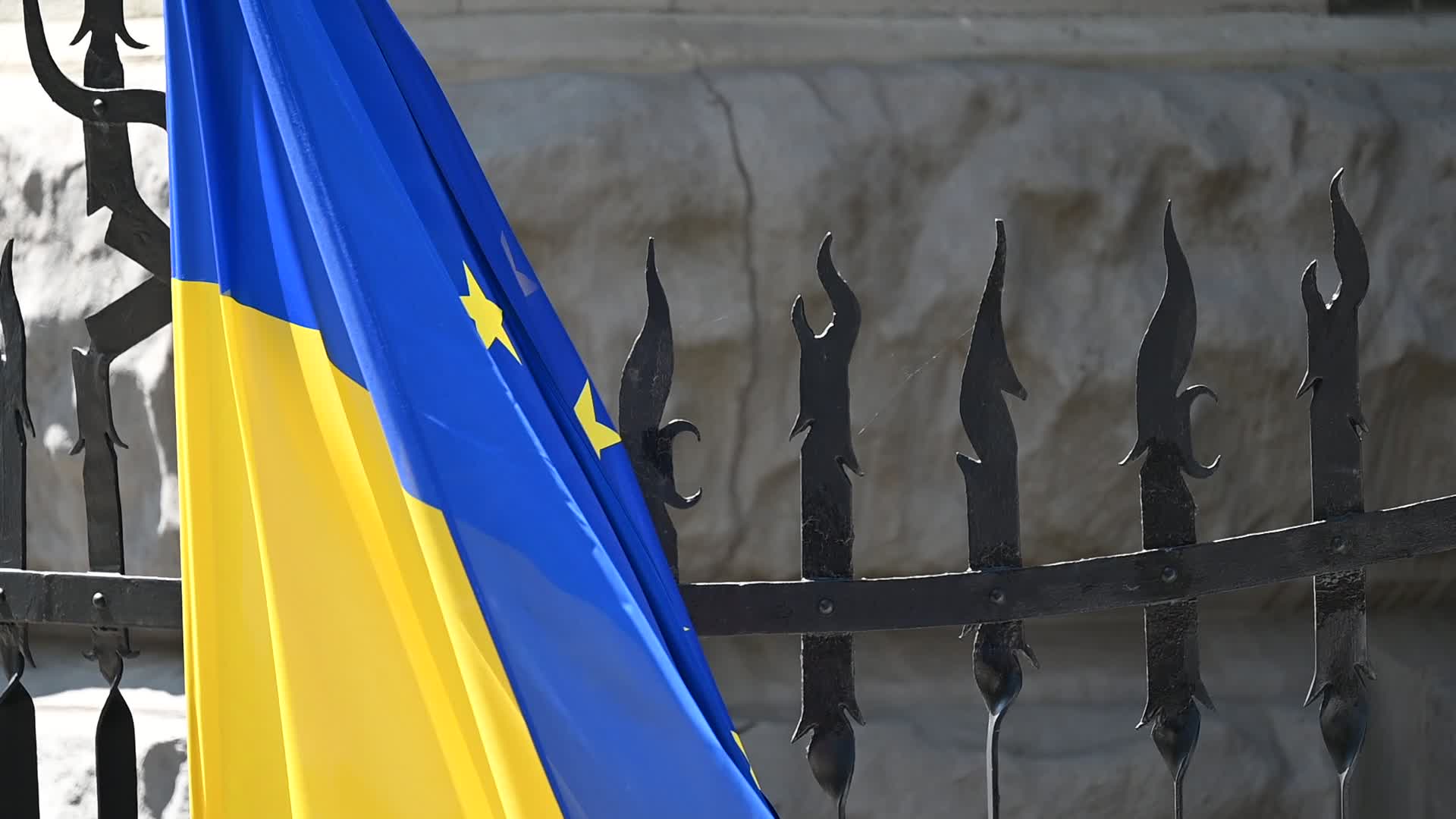 A press conference of President of the European Parliament and President of Ukraine in Kyiv, amid Russia's invasion of Ukraine.