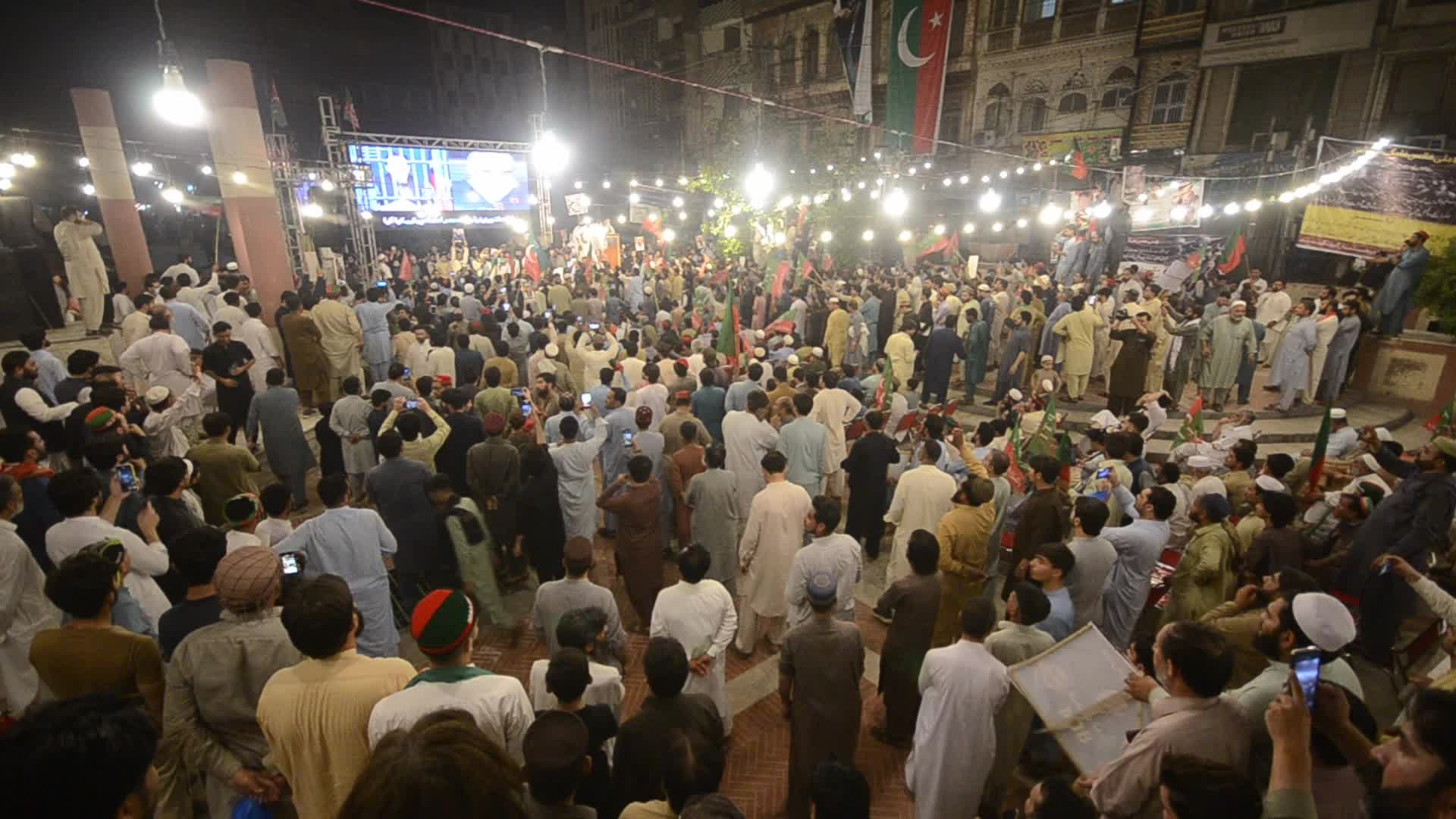 Supporters of Pakistan's PTI party protest for release of former PM Imran Khan 