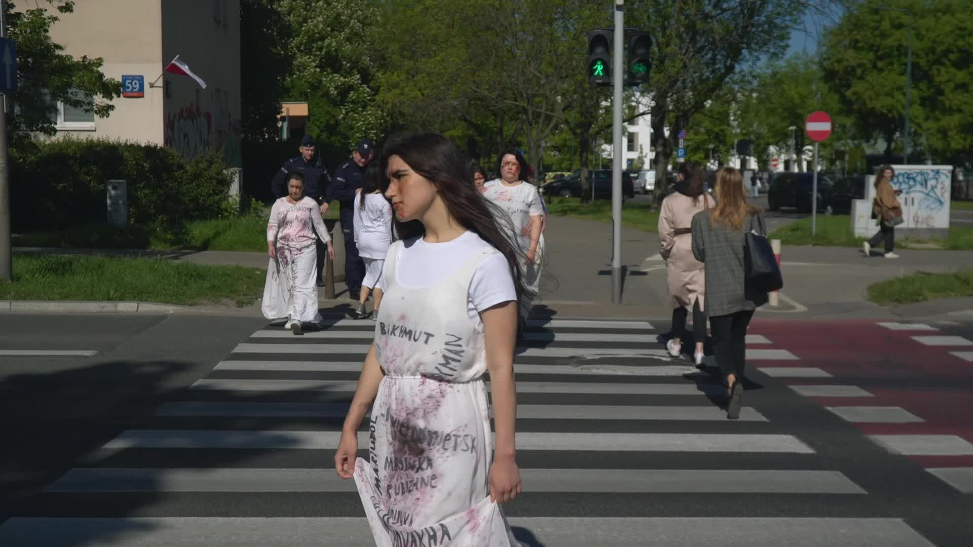 Protest against Russian Invasion of Ukraine in Warsaw