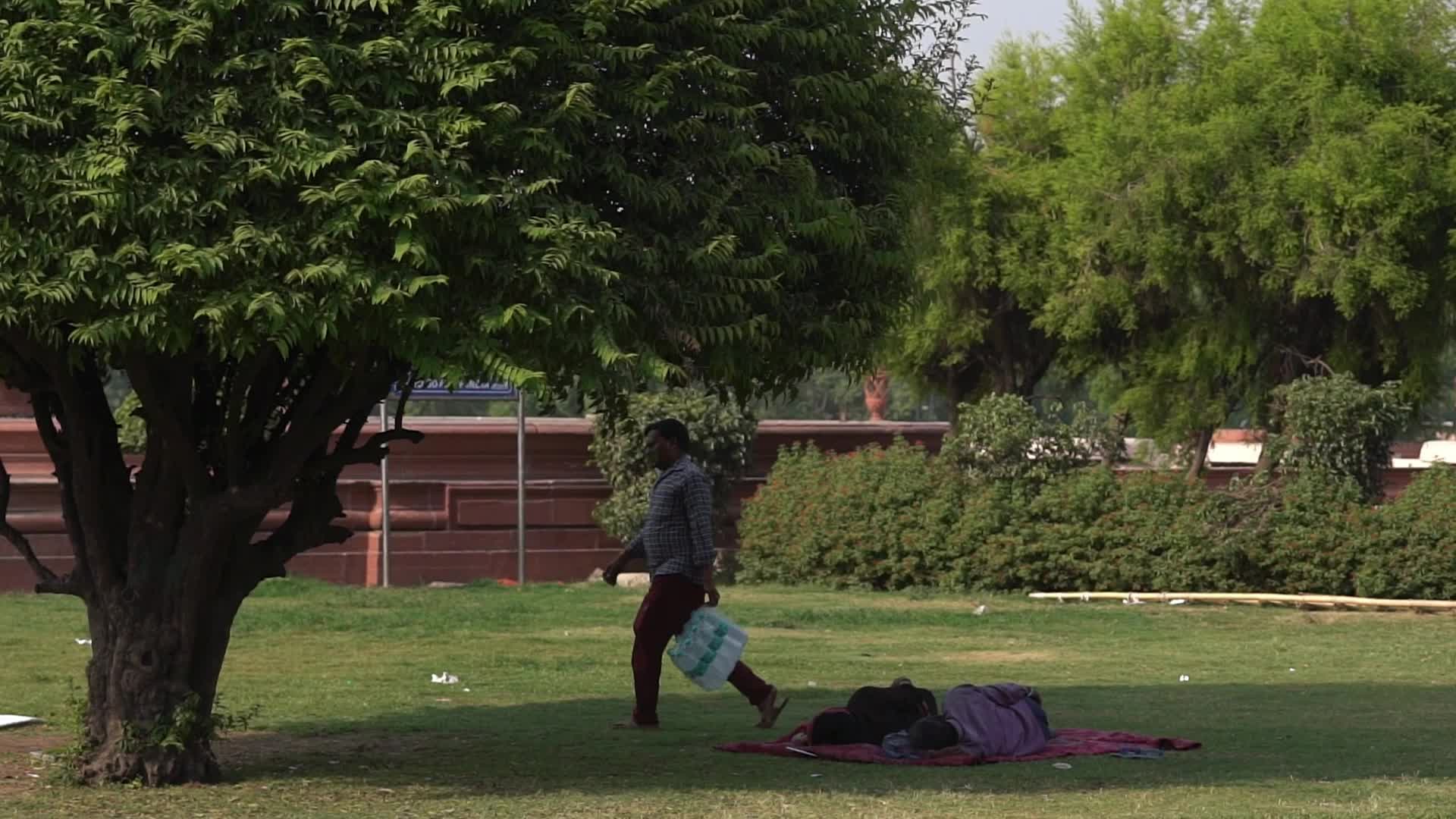 Hot summer day in Delhi, India