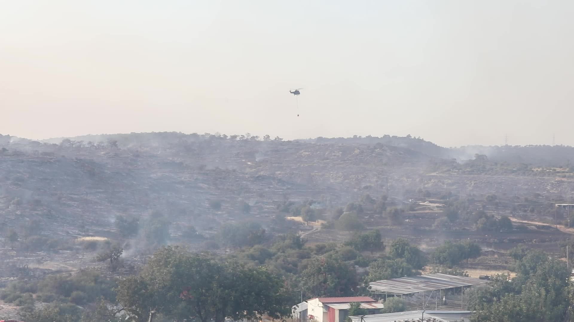 Cyprus : Wildfire in Ipsonas