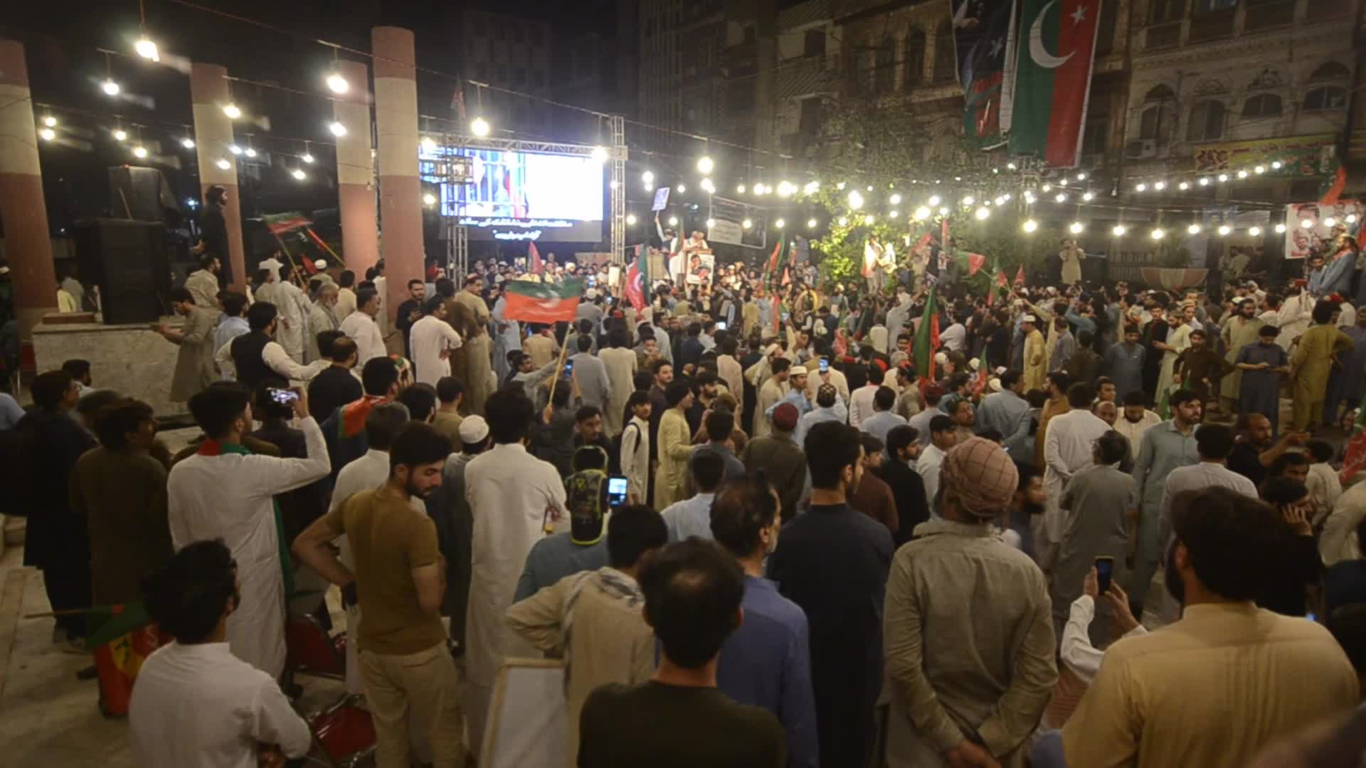 Supporters of Pakistan's PTI party protest for release of former PM Imran Khan 