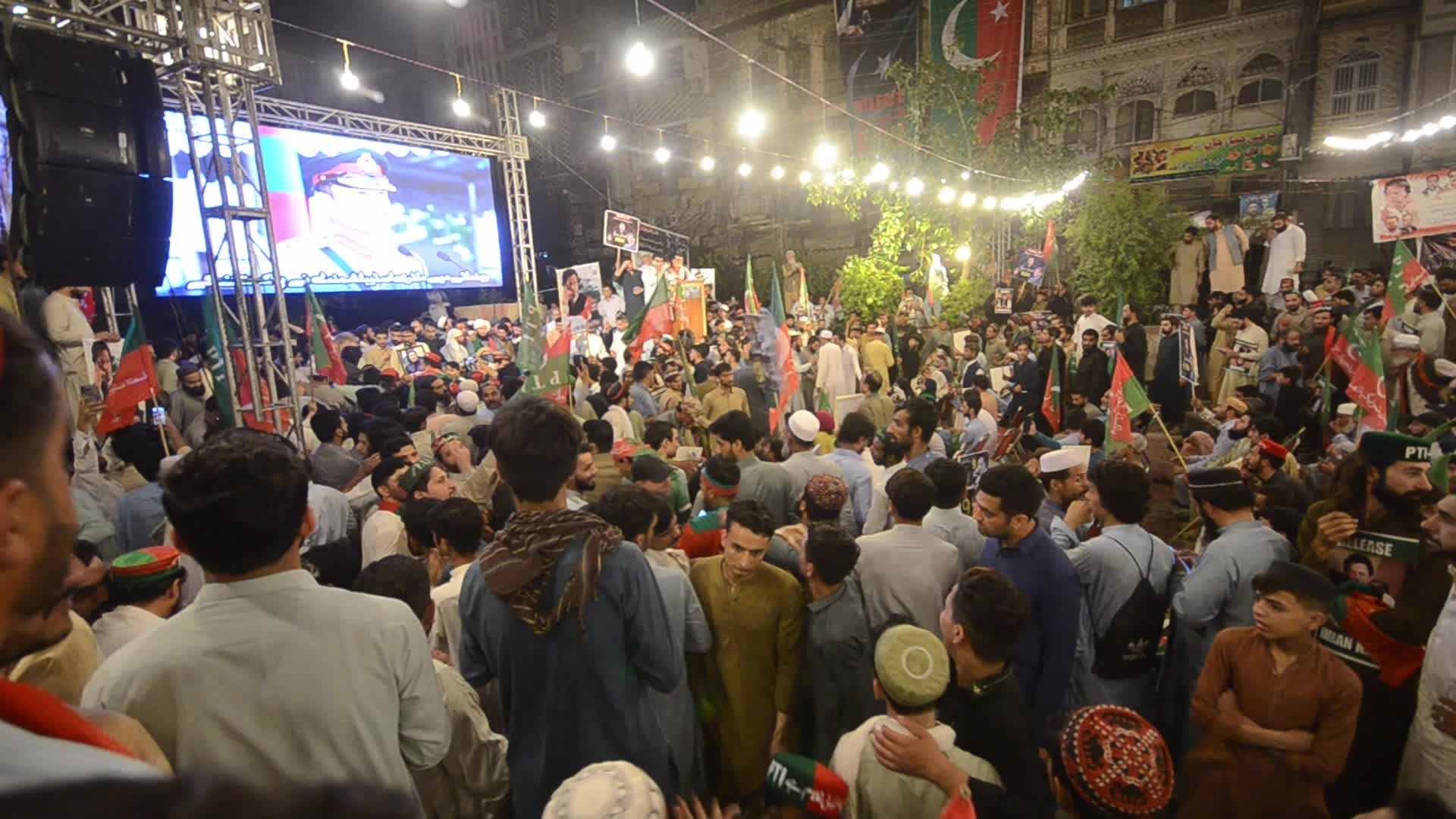 Supporters of Pakistan's PTI party protest for release of former PM Imran Khan 